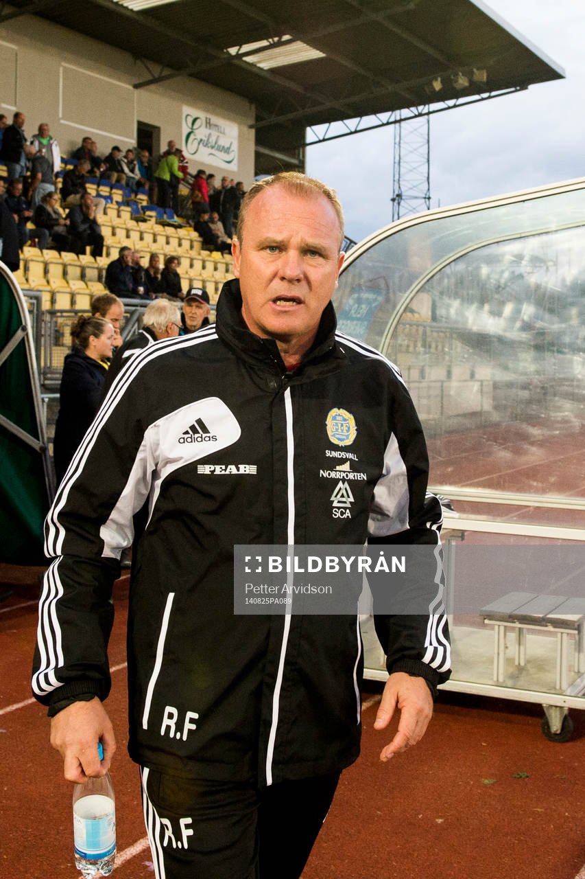 Sundsvalls tränare Roger Franzén