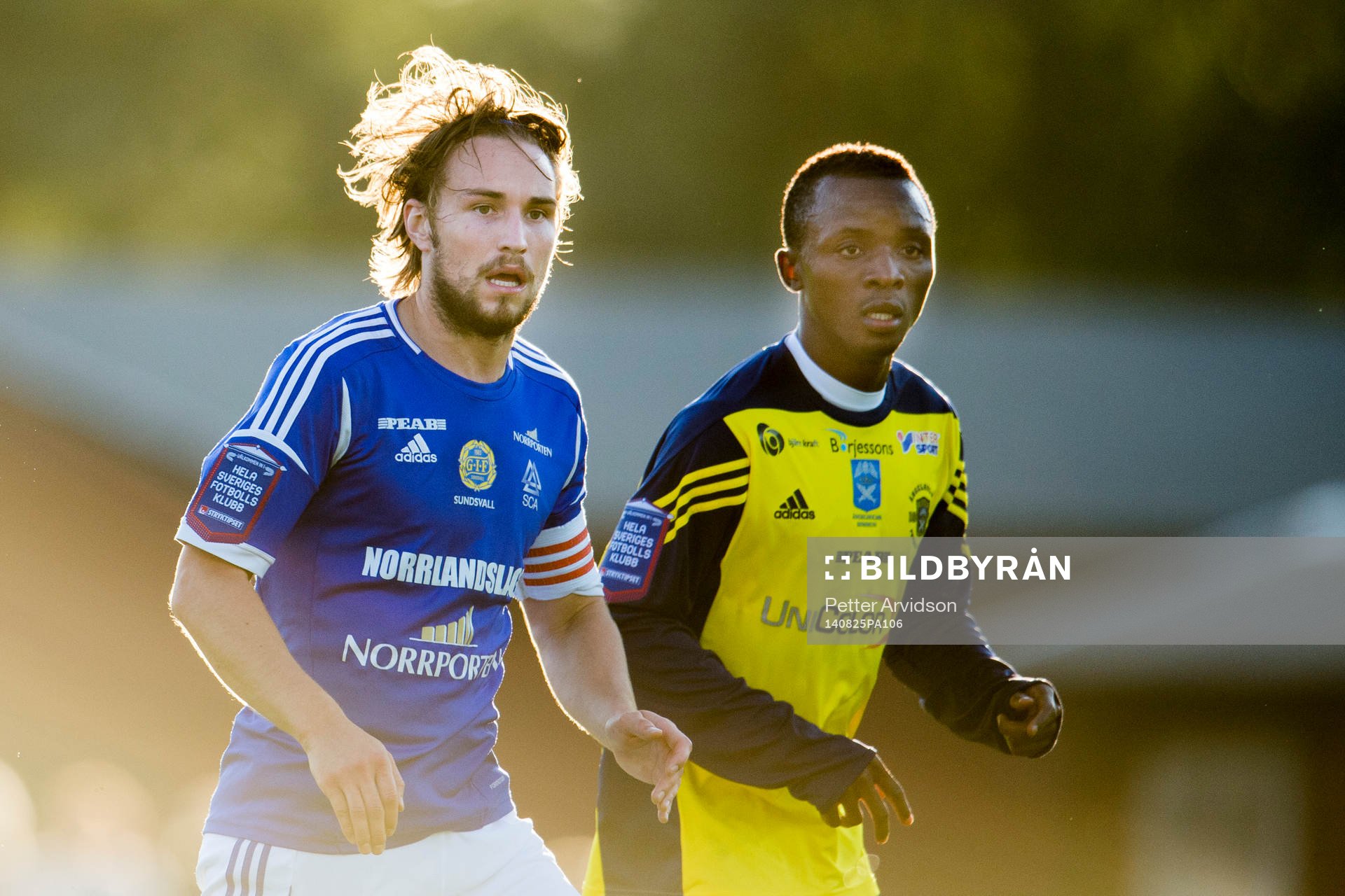 Sundsvalls Kevin Walker och Ängelholms Samuel Monday
