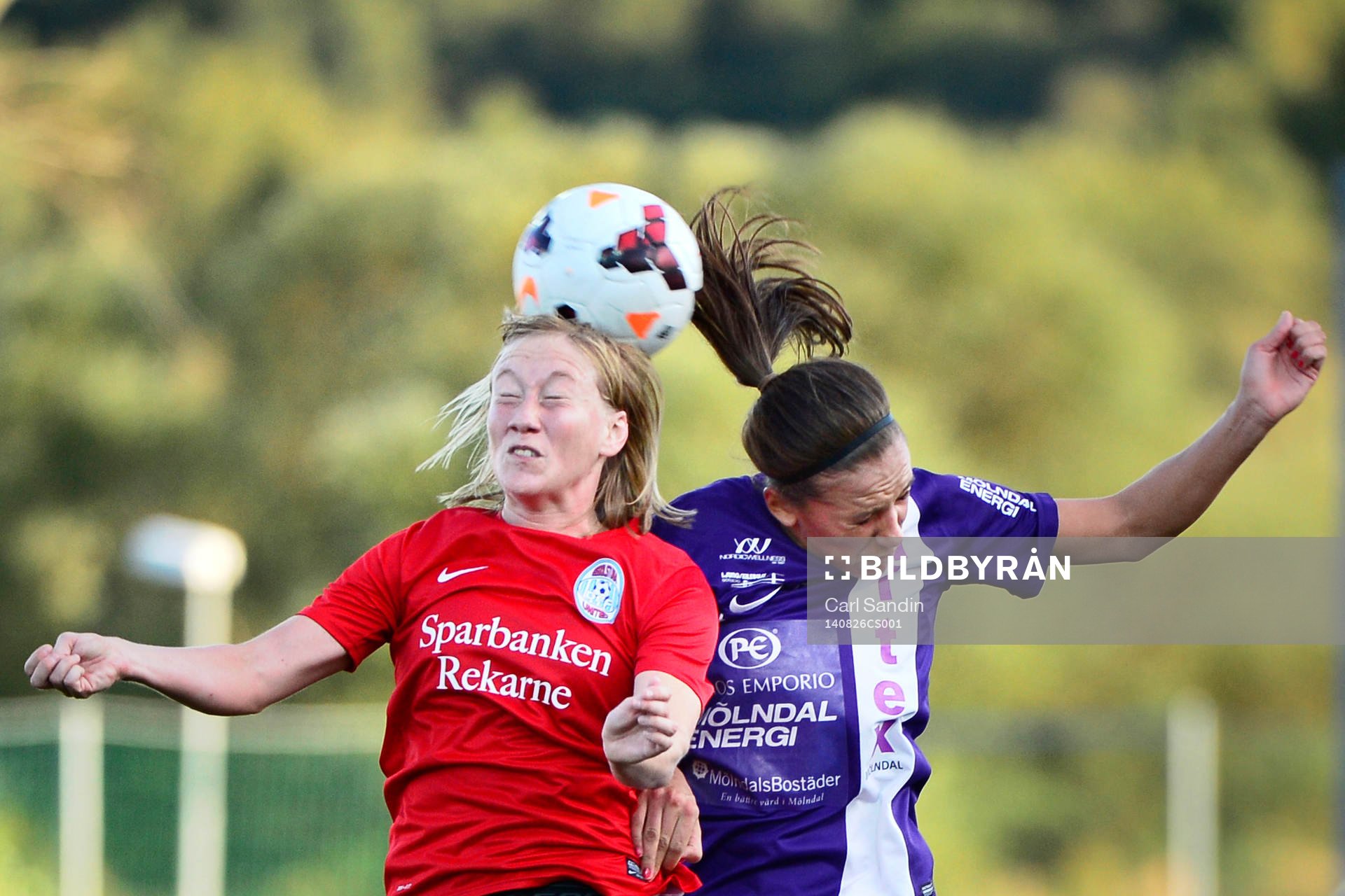 Eskilstunas Sofie Persson i nickduell med Jitex Anna