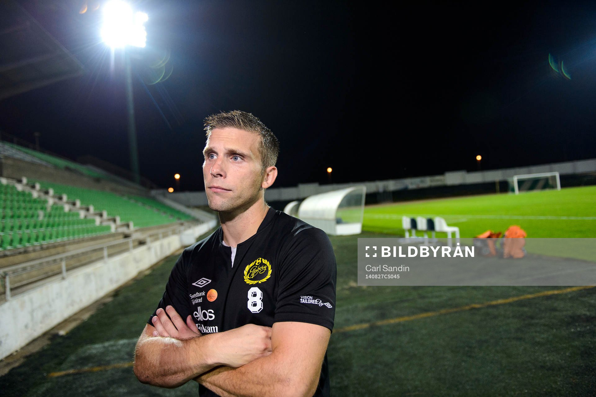 Elfsborgs Anders Svensson blir intervjuad