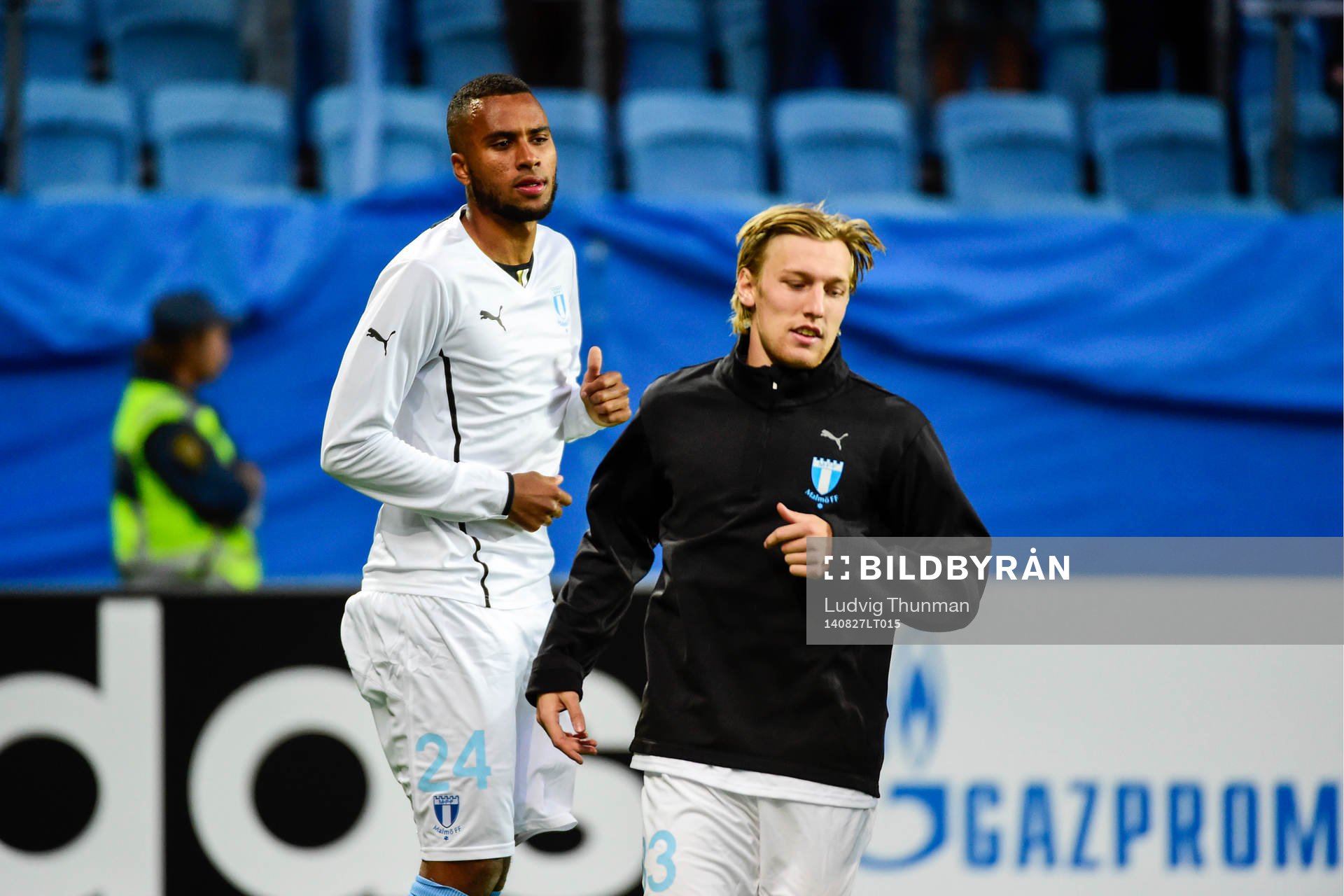Malmö FFs Isaac Kiese Thelin och Emil Forsberg