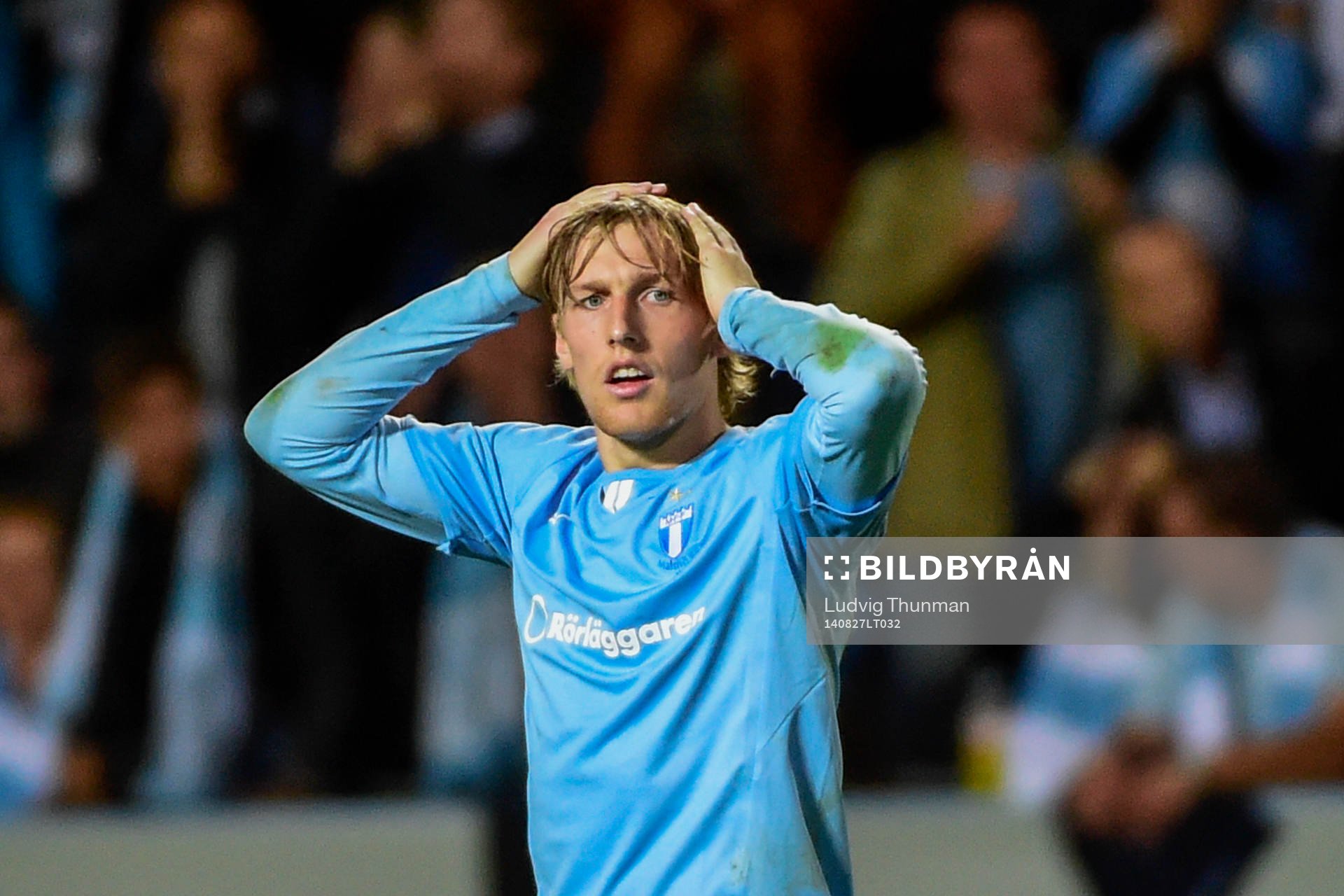 Malmö FFs Emil Forsberg under kvalmatchen i Champions League mellan Malmö FF och Red Bull Salzburg den 27 augusti 2014 i Malmö.