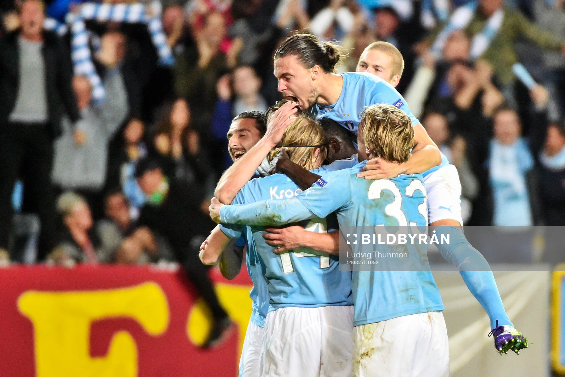 Malmö FFs Markus Rosenberg jublar