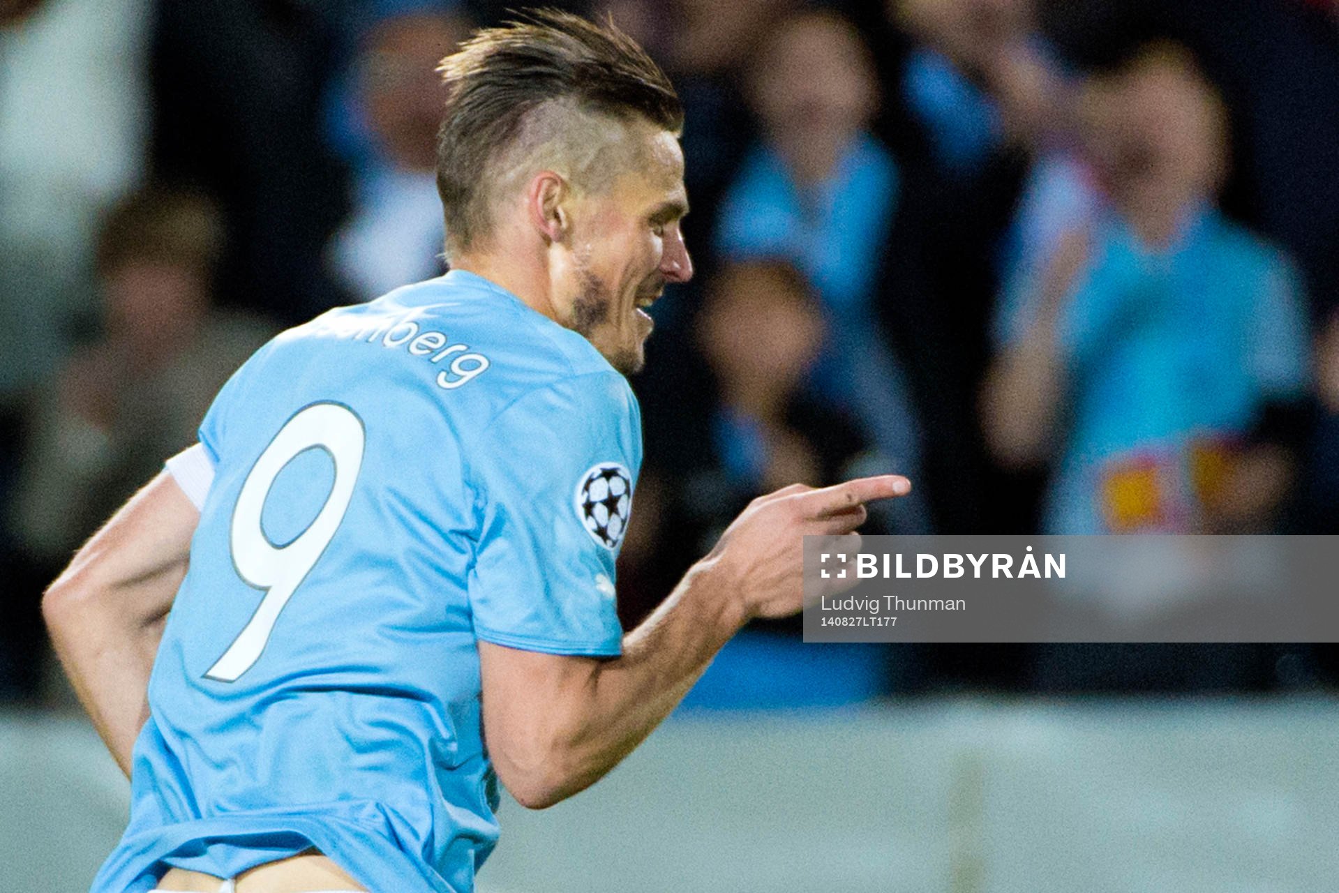 Malmö FFs Markus Rosenberg jublar