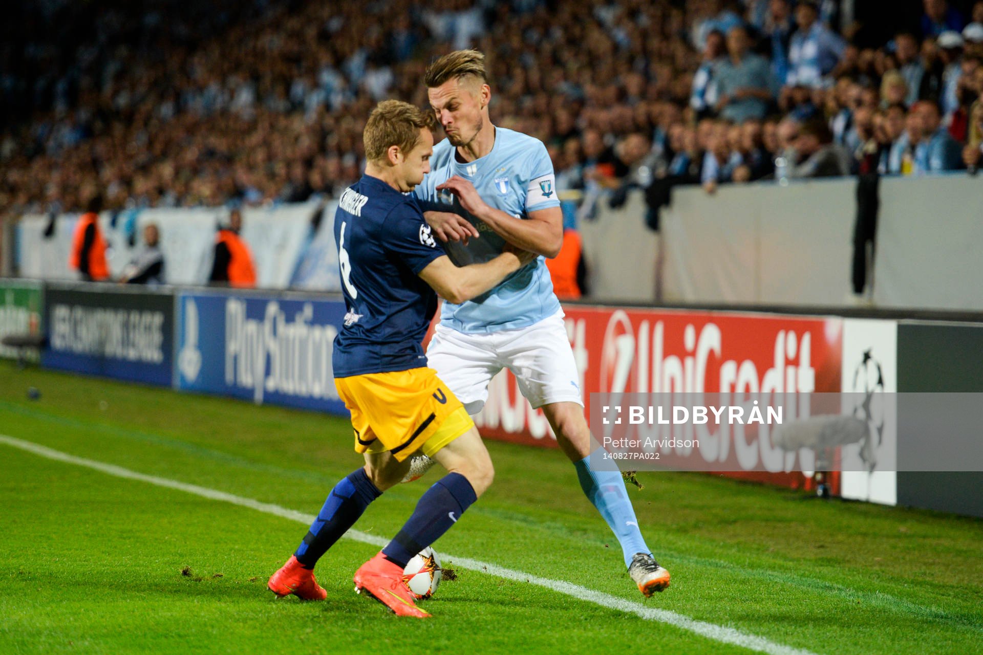 Malmö FFs Markus Rosenberg och Salzburgs Christian