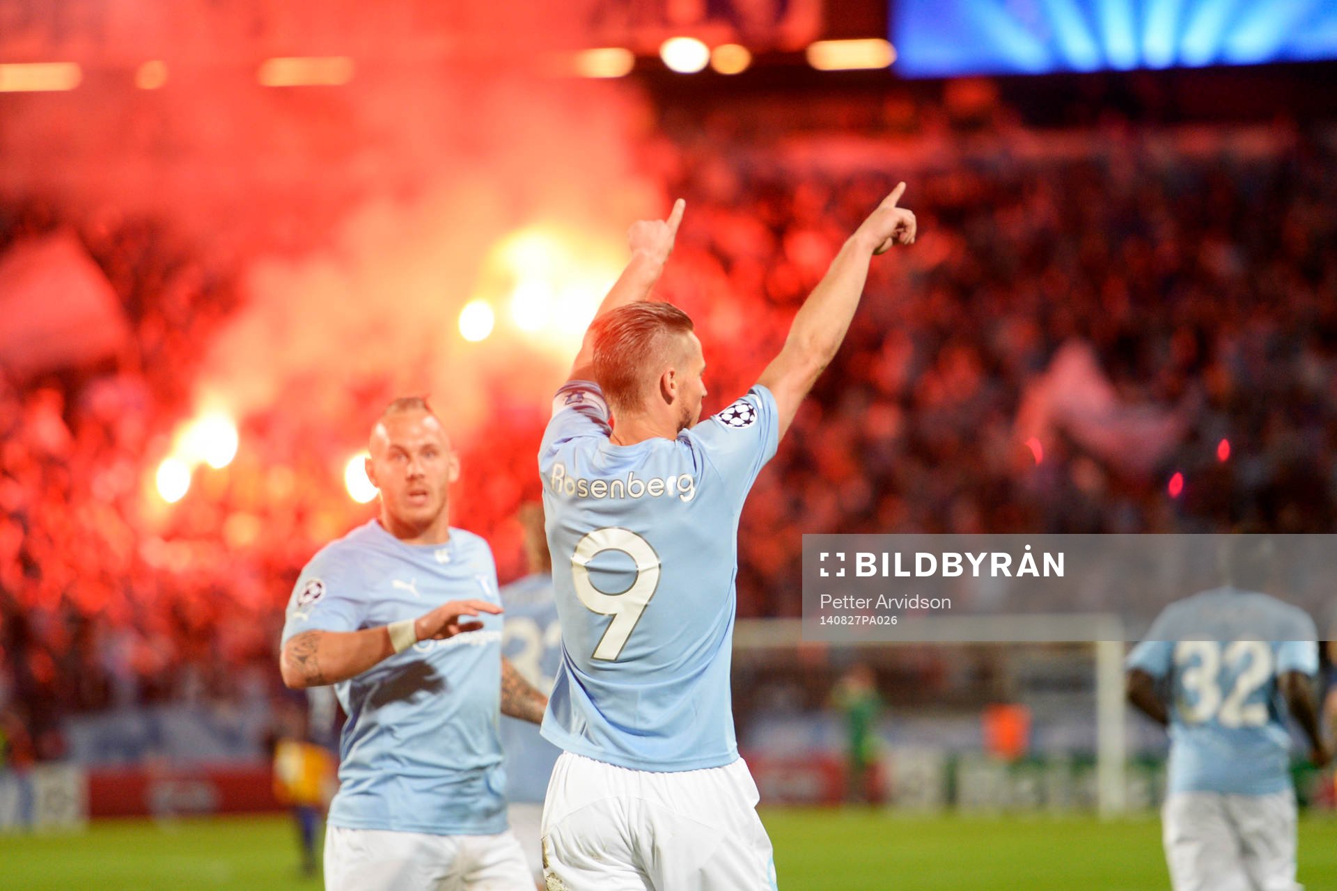 Malmö FFs Markus Rosenberg jublar
