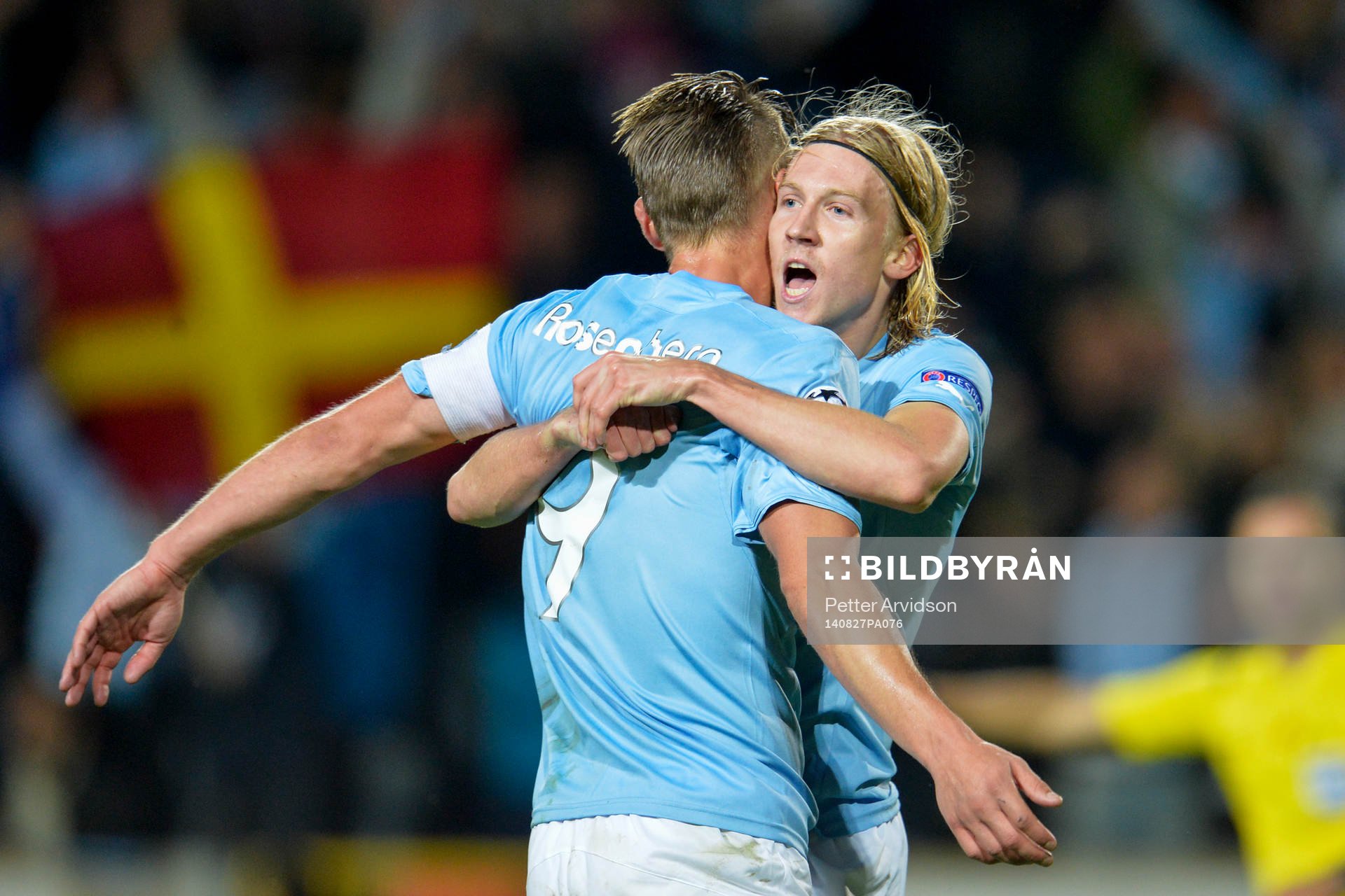 Malmö FFs Markus Rosenberg jublar