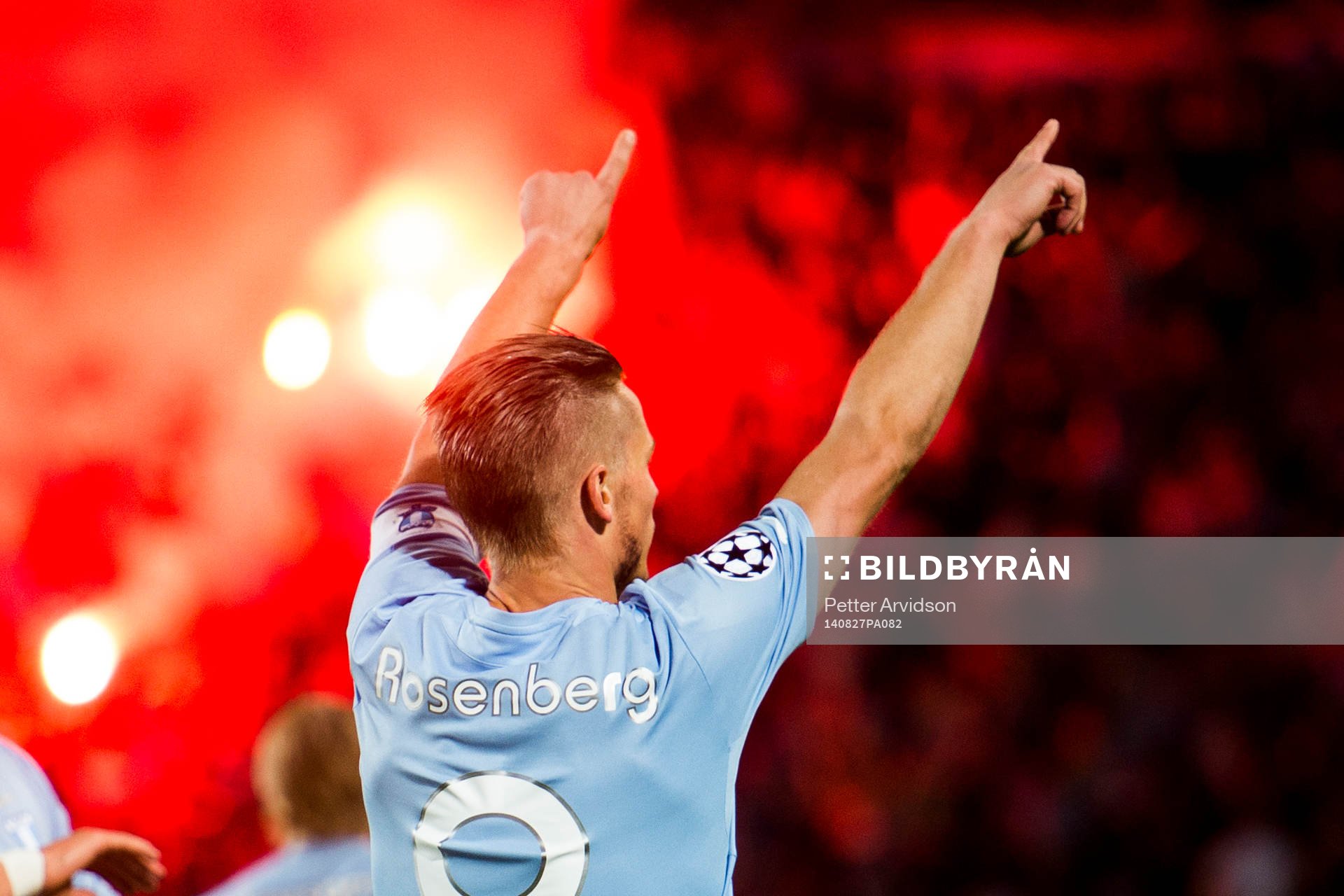 Malmö FFs Markus Rosenberg jublar