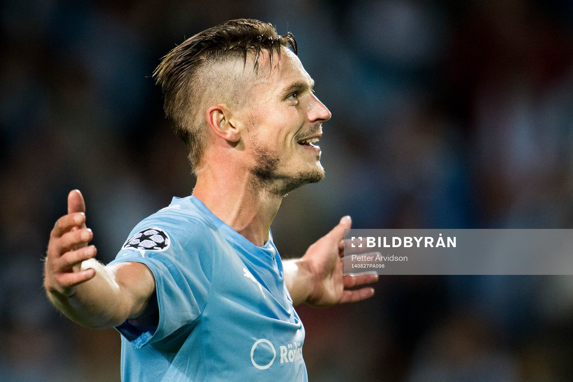 Malmö FFs Markus Rosenberg jublar