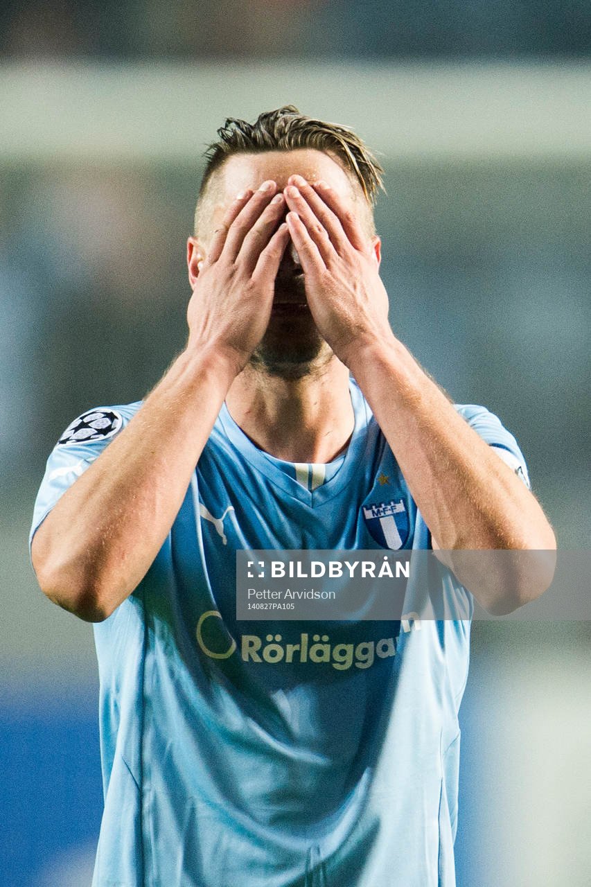 Malmö FFs Markus Rosenberg jublar