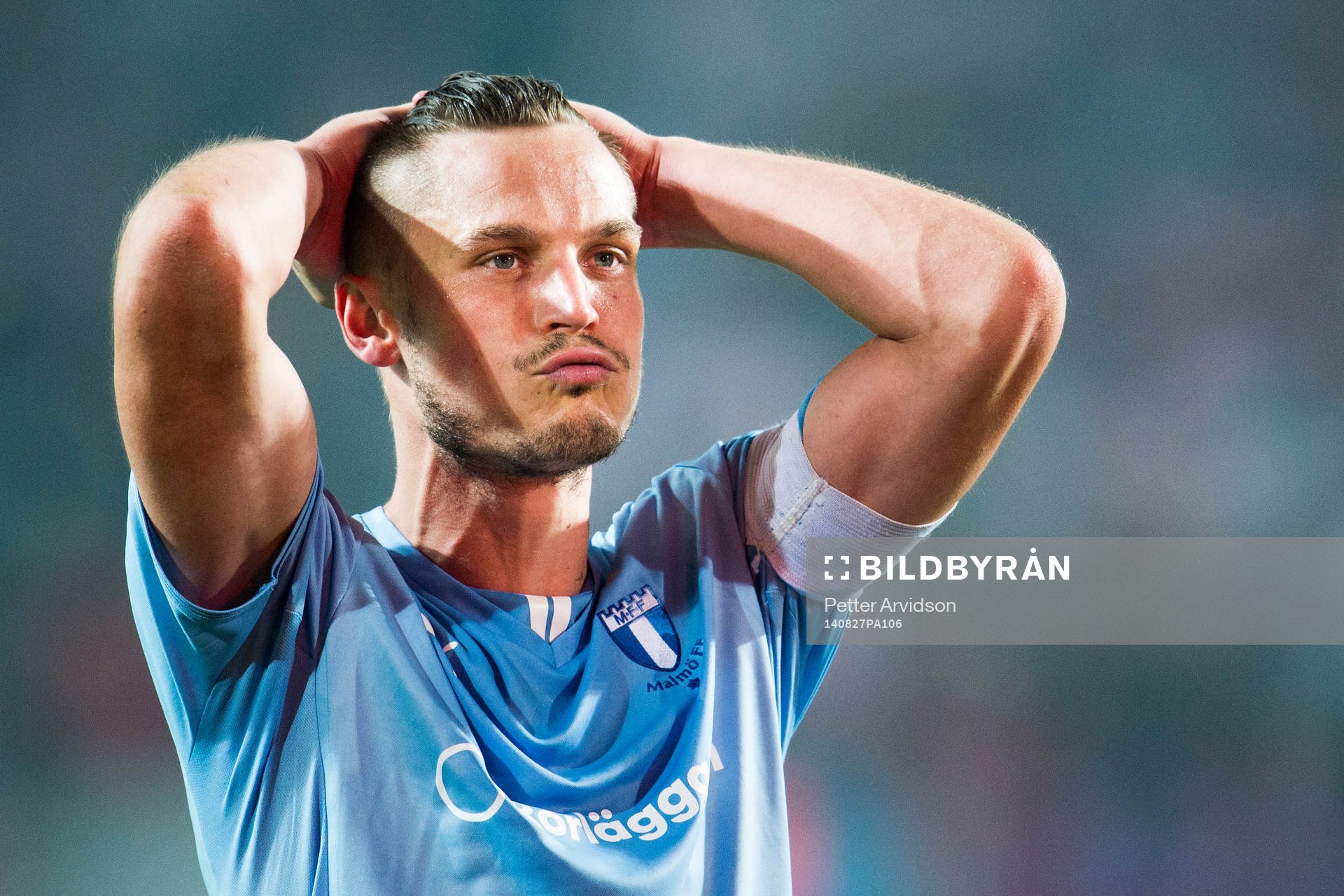 Malmö FFs Markus Rosenberg pustar ut