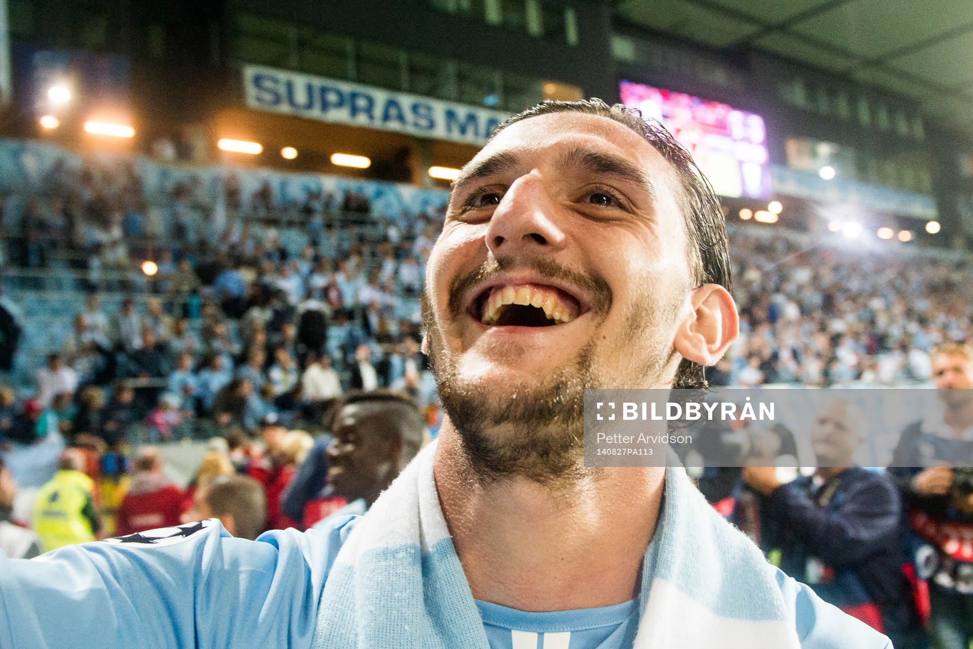 Malmö FFs Agon Mehmeti jublar