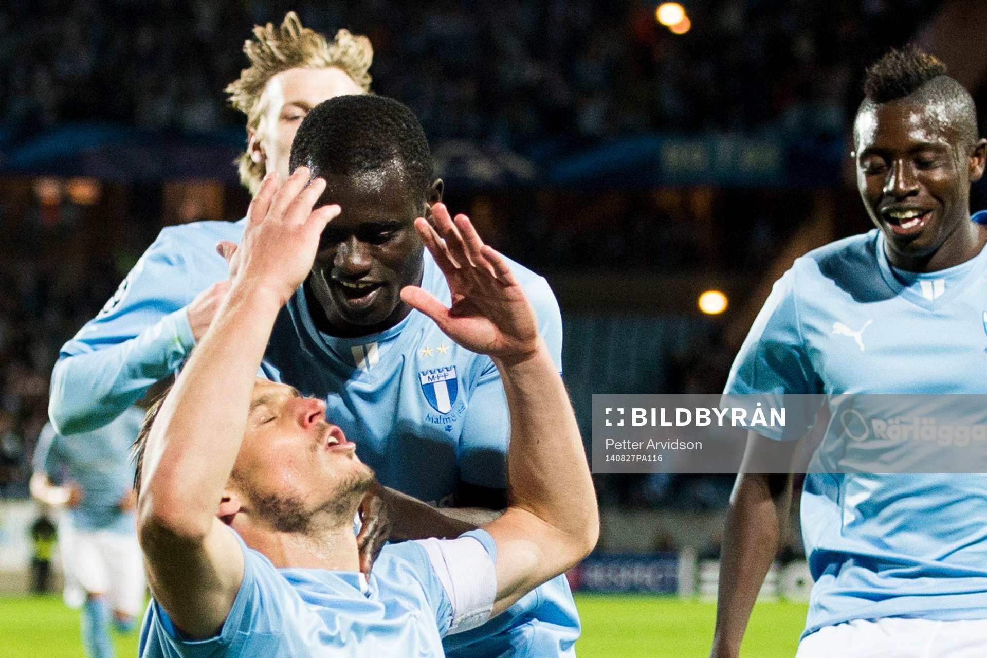 Malmö FFs Markus Rosenberg jublar