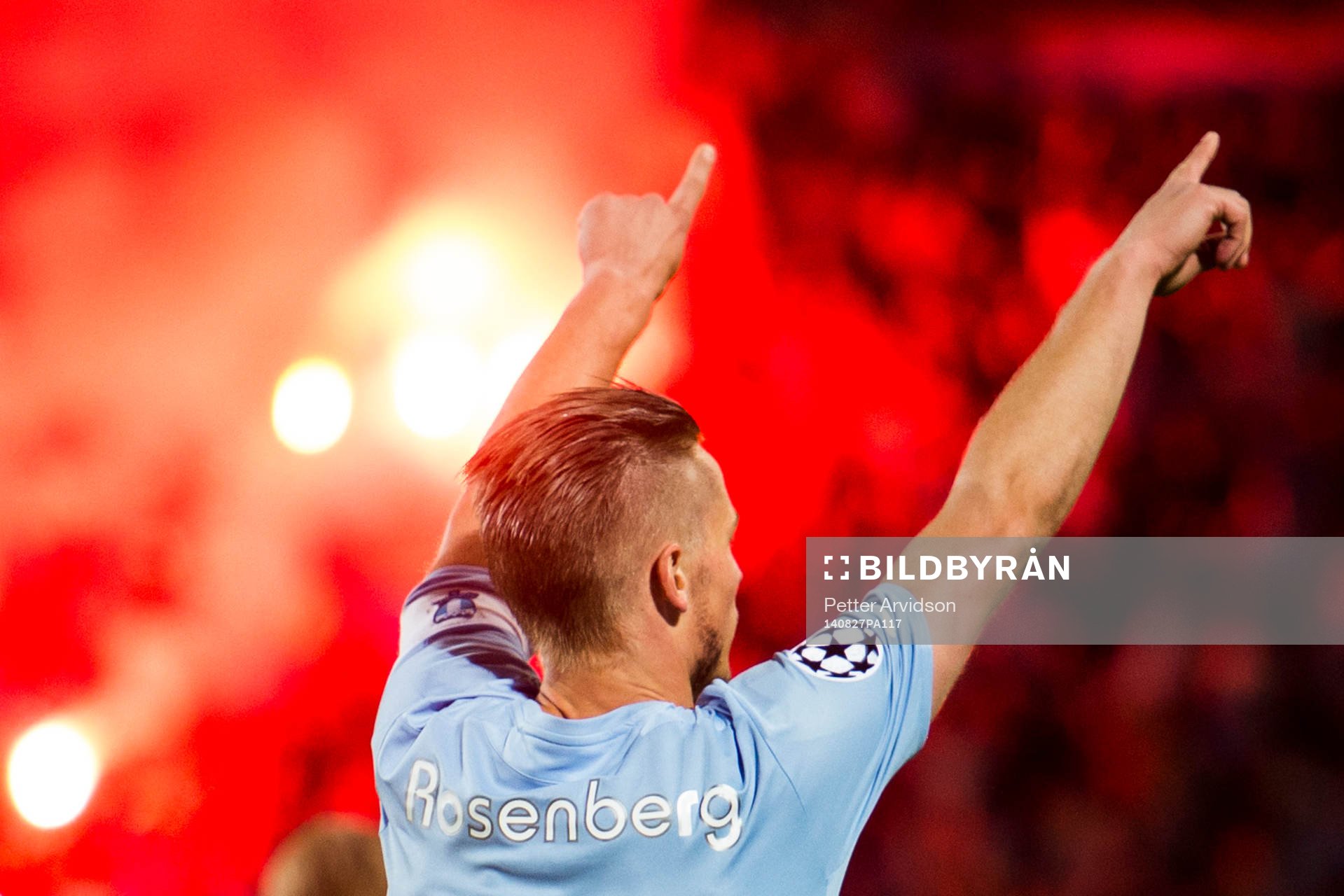 Malmö FFs Markus Rosenberg jublar