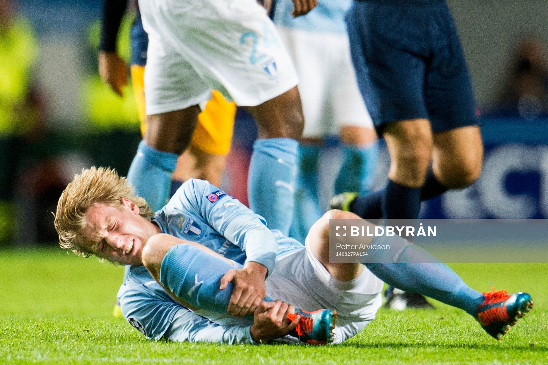 Malmö FFs Emil Forsberg har ont