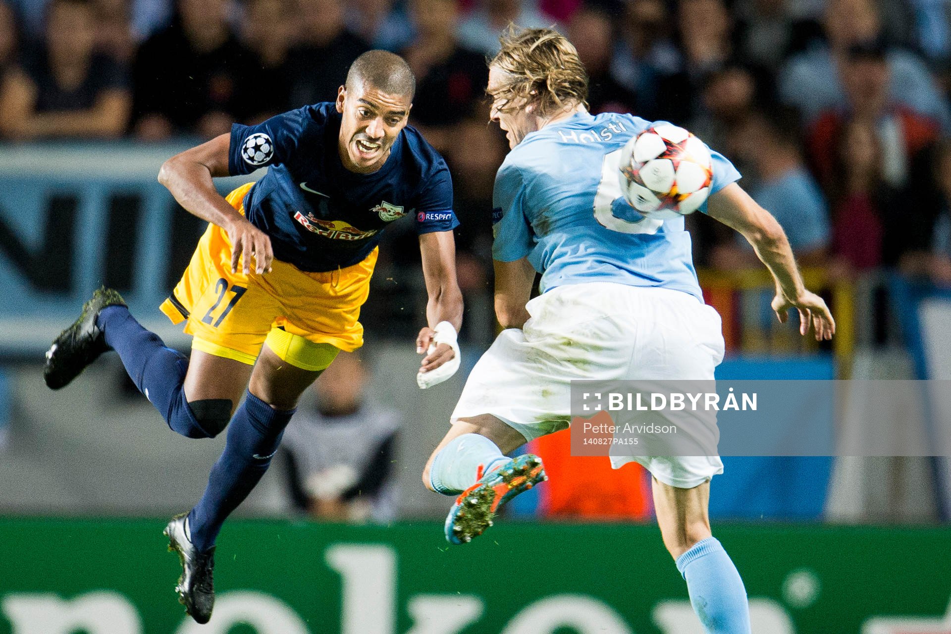 Salzburgs Alan och Malmö FFs Markus Halsti