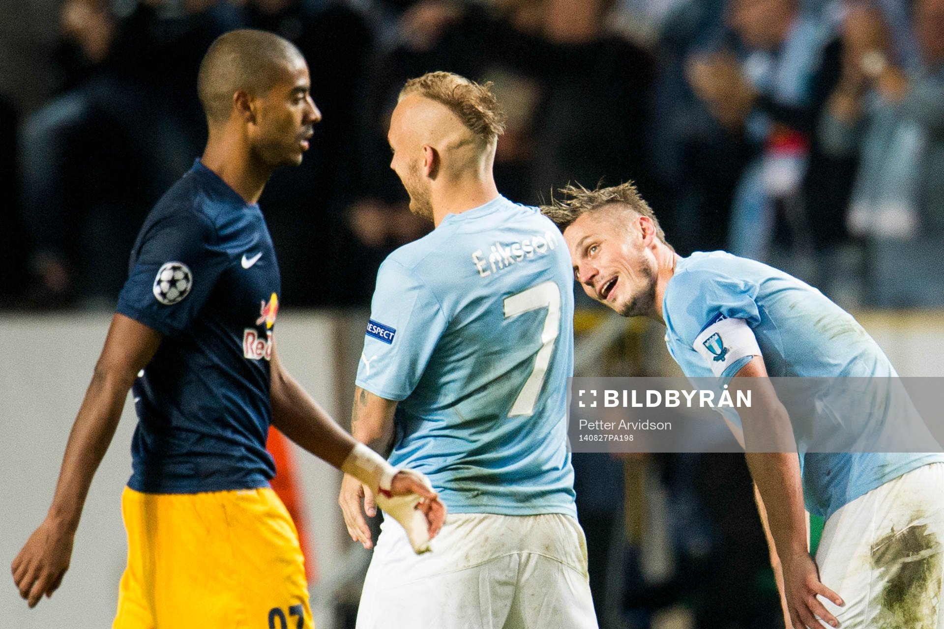 Malmö FFs Magnus Eriksson och Markus Rosenberg