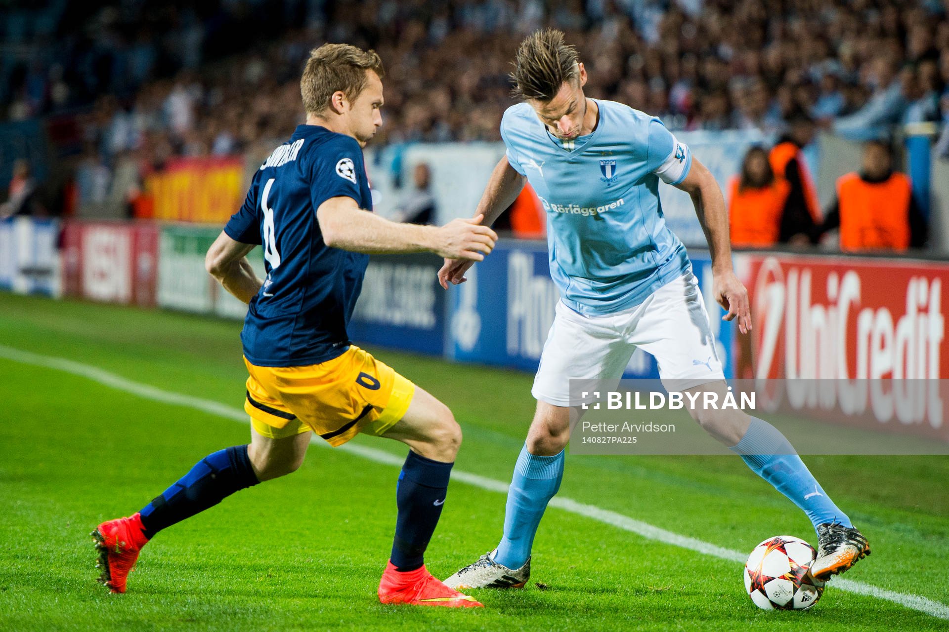 Malmö FFs Markus Rosenberg och Salzburgs Christian