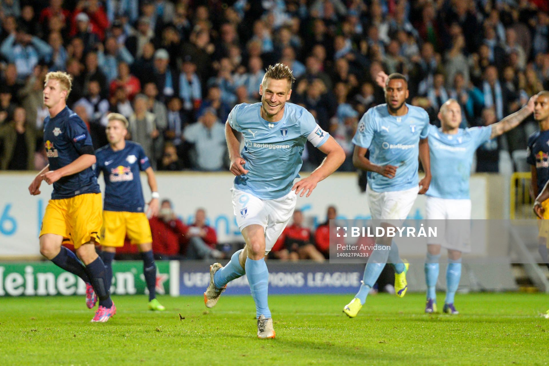 Malmö FFs Markus Rosenberg jublar