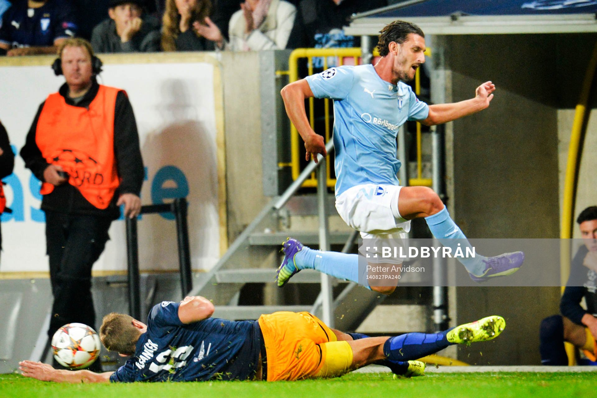 Malmö FFs Agon Mehmeti och Salzburgs Stefan Ilsanker