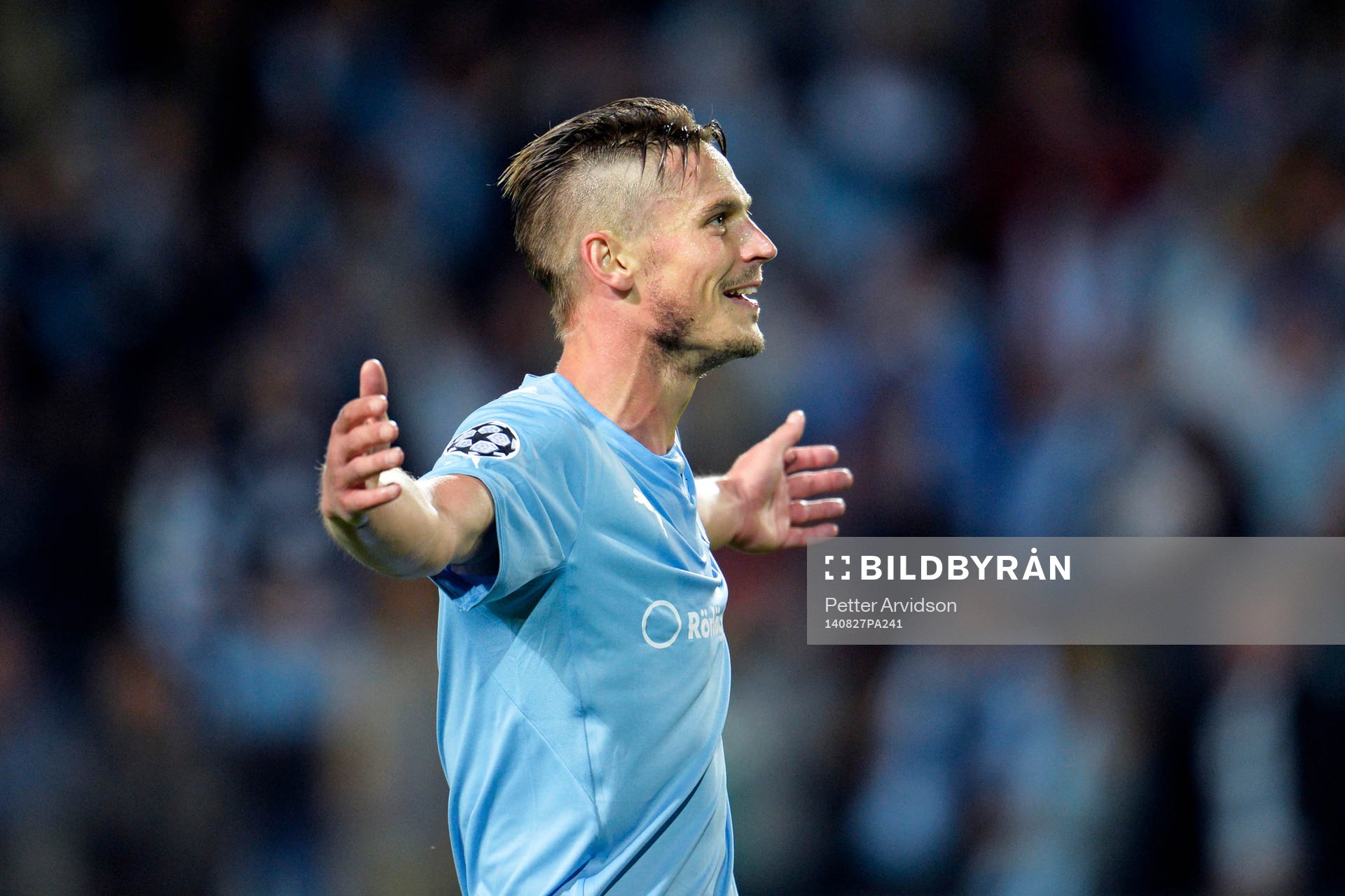 Malmö FFs Markus Rosenberg jublar