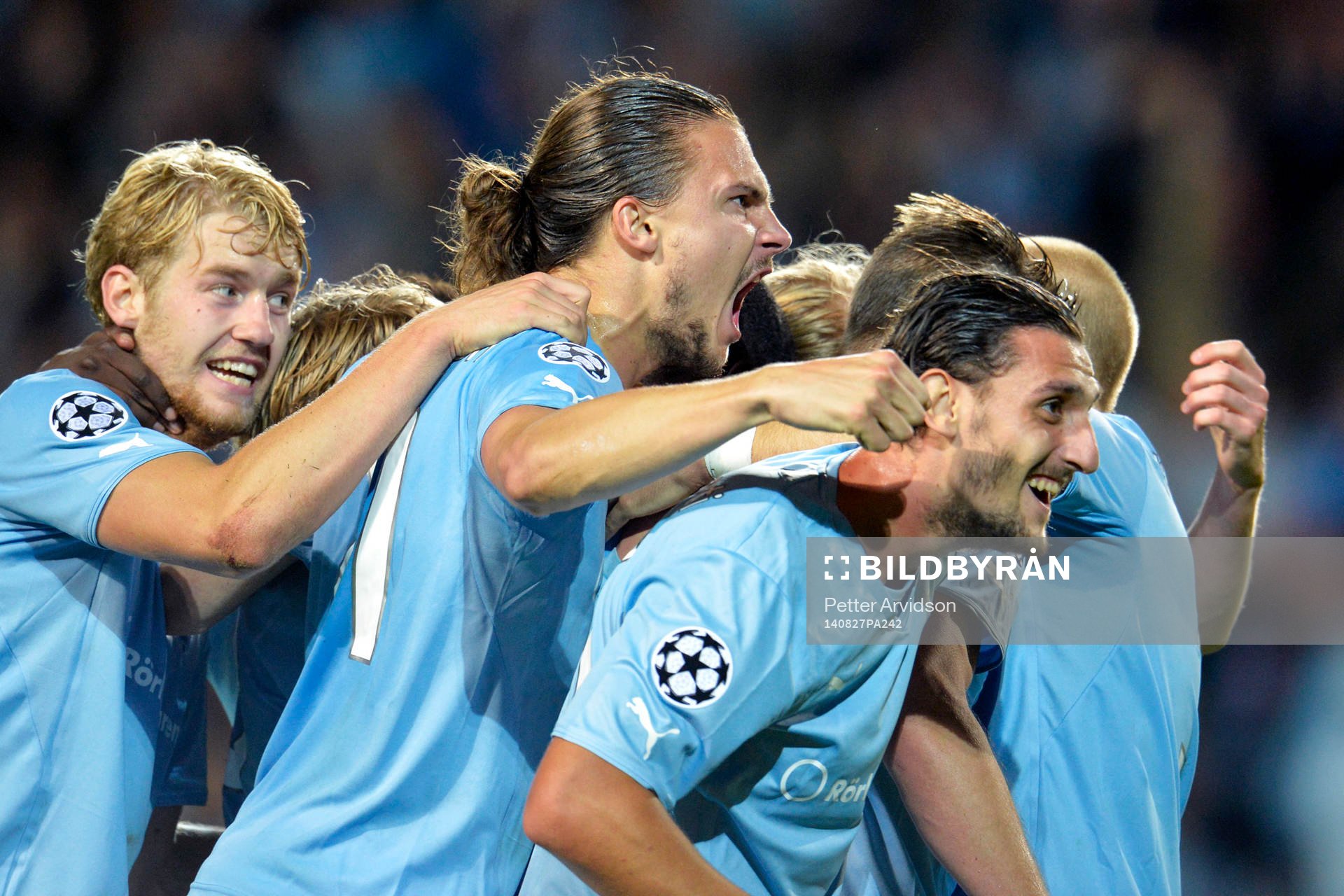 Malmö FFs Markus Rosenberg jublar