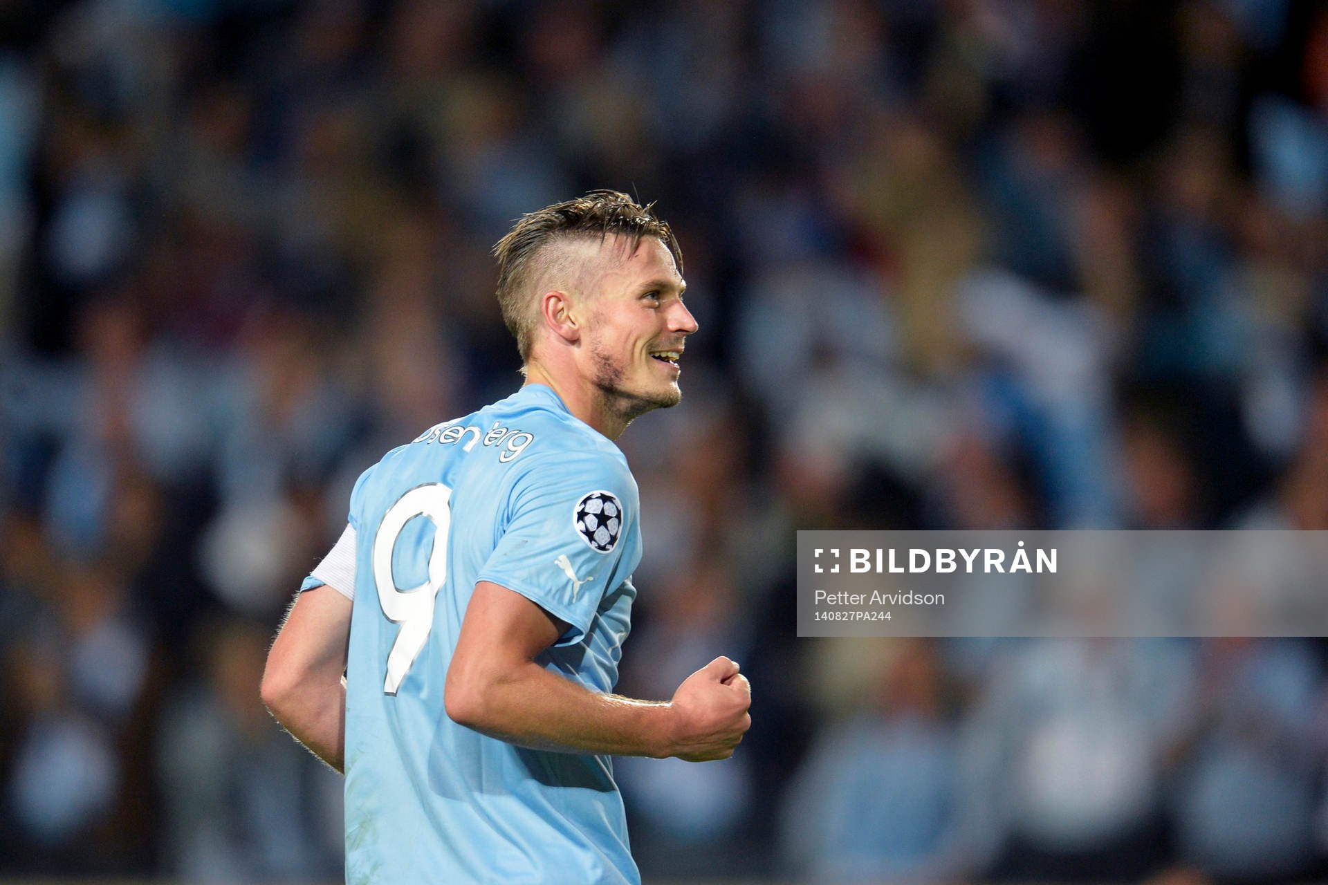 Malmö FFs Markus Rosenberg jublar