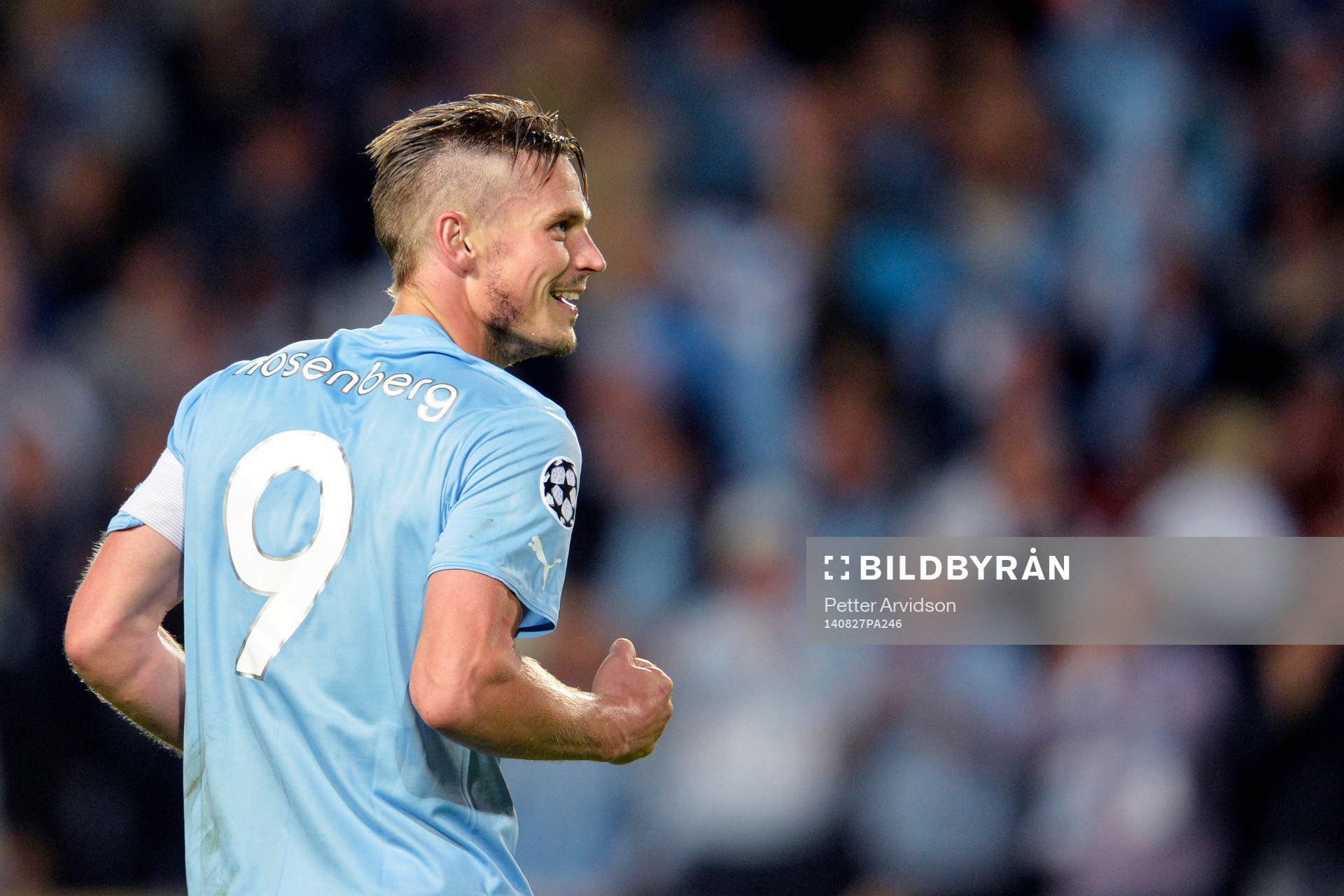 Malmö FFs Markus Rosenberg jublar