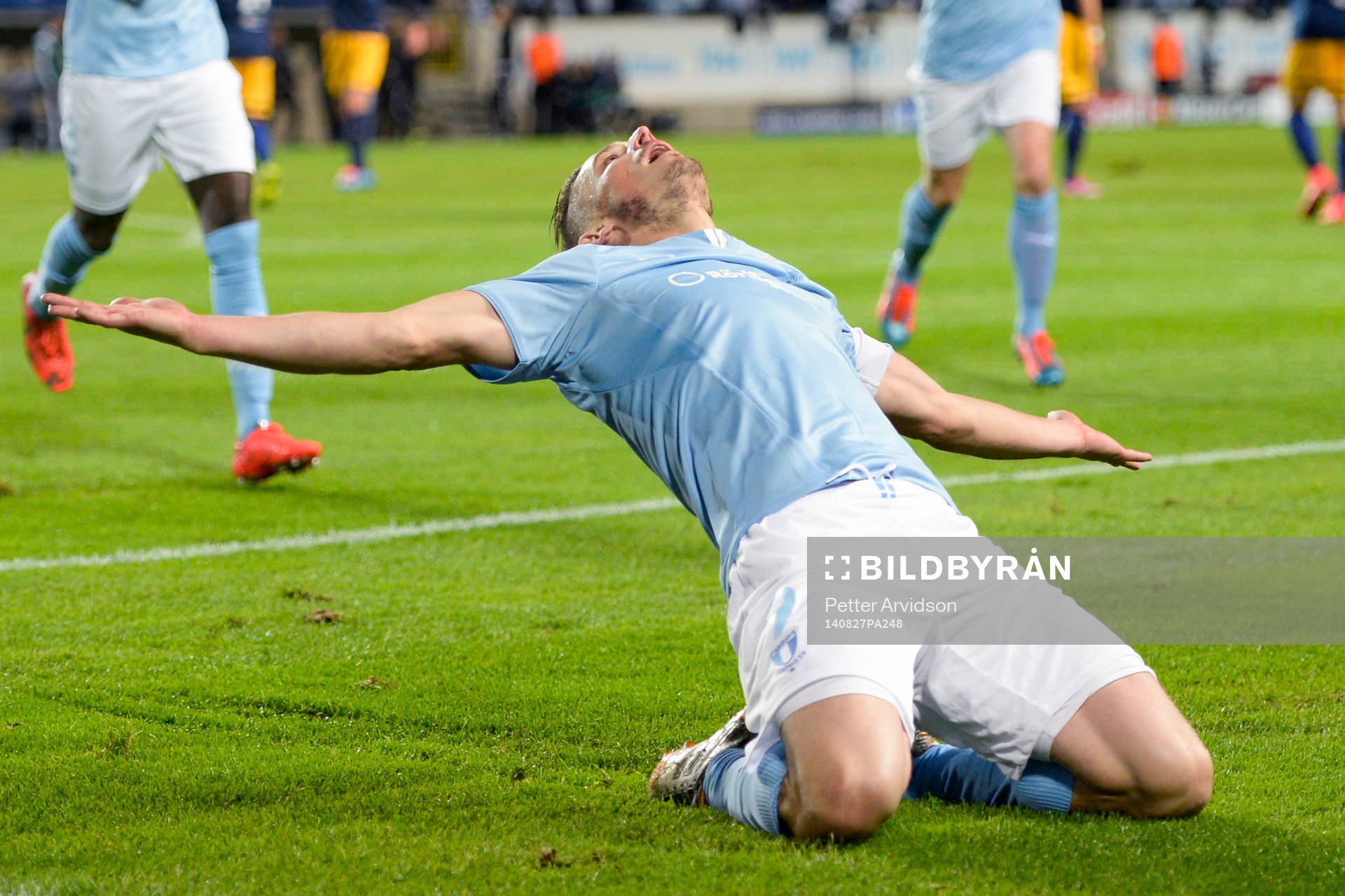 Malmö FFs Markus Rosenberg jublar