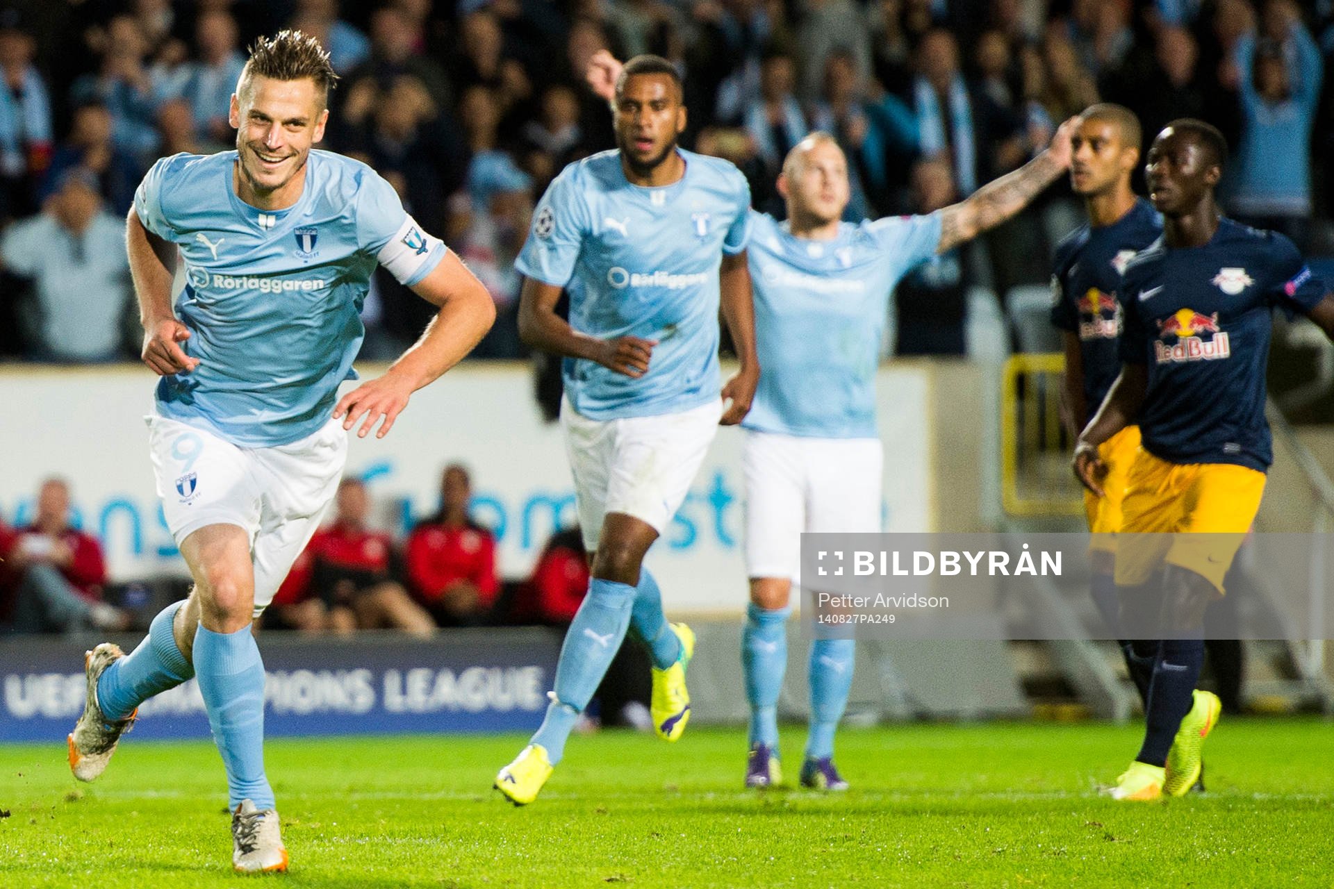 Malmö FFs Markus Rosenberg jublar