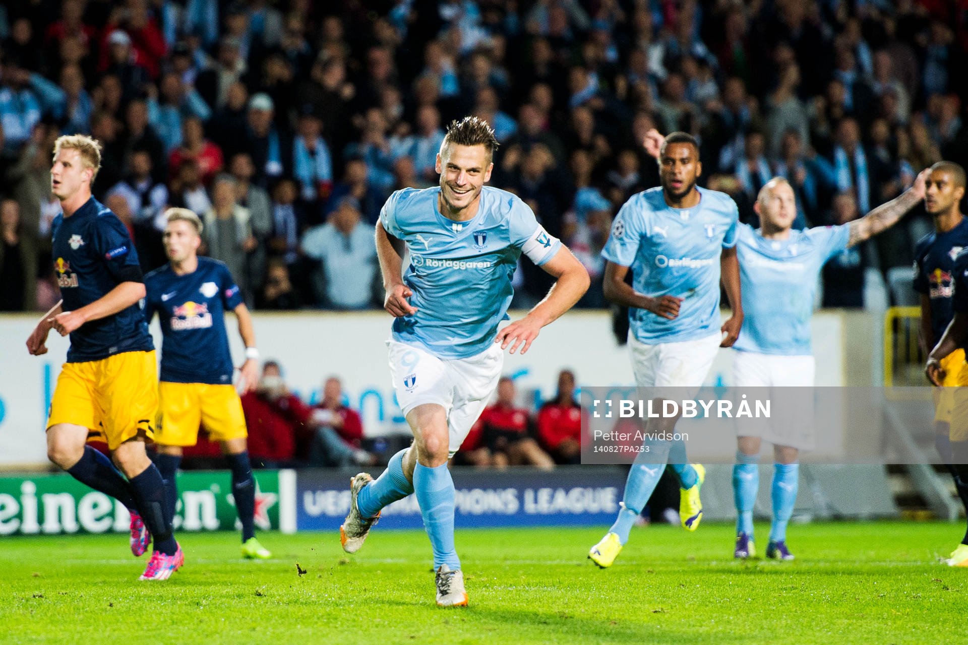 Malmö FFs Markus Rosenberg jublar