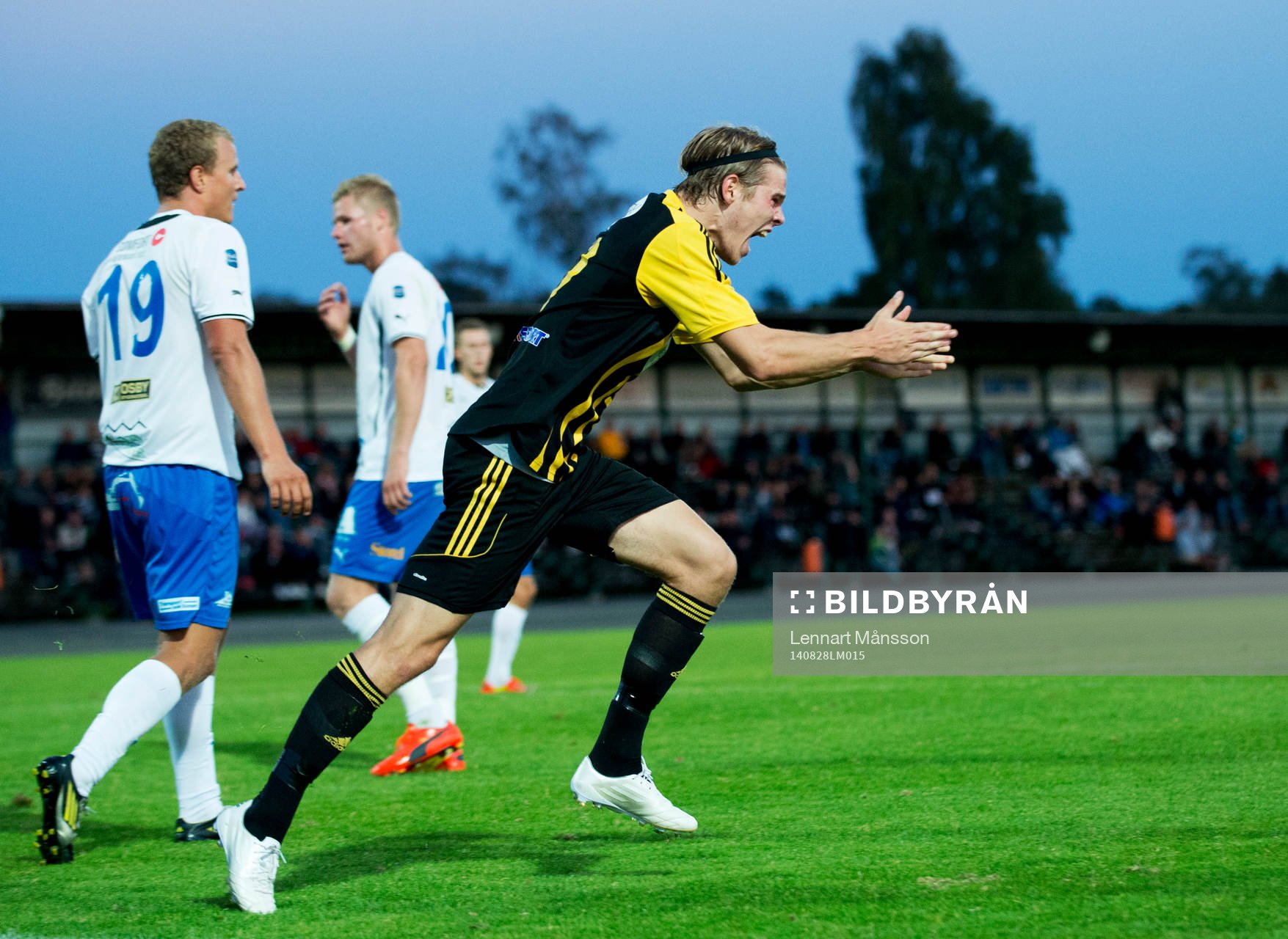 IFK Hässleholms Filip Thurn har gjort 2-0 i matchen i