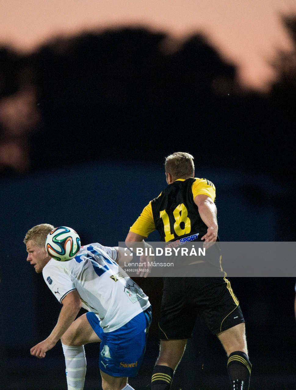 IFK Hässleholms Daniel Engel i matchen i division 3 mellan