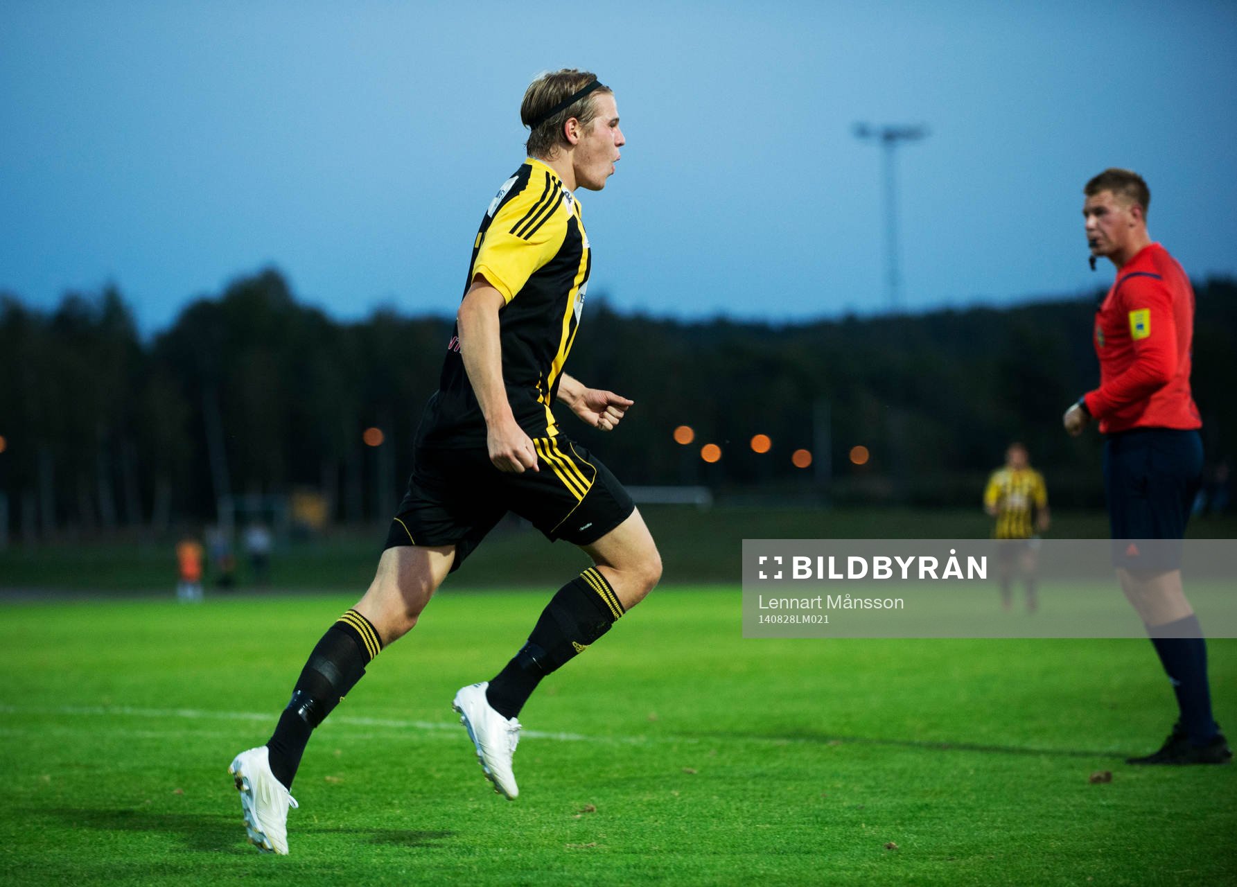 IFK Hässleholms Filip Thurn har gjort 2-0 i matchen i