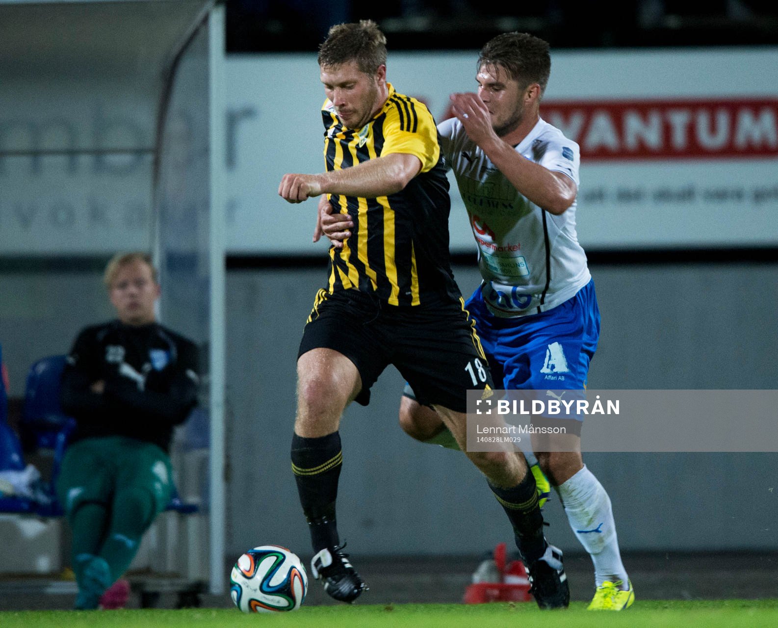 IFK Hässleholms Daniel Engel i matchen i division 3 mellan