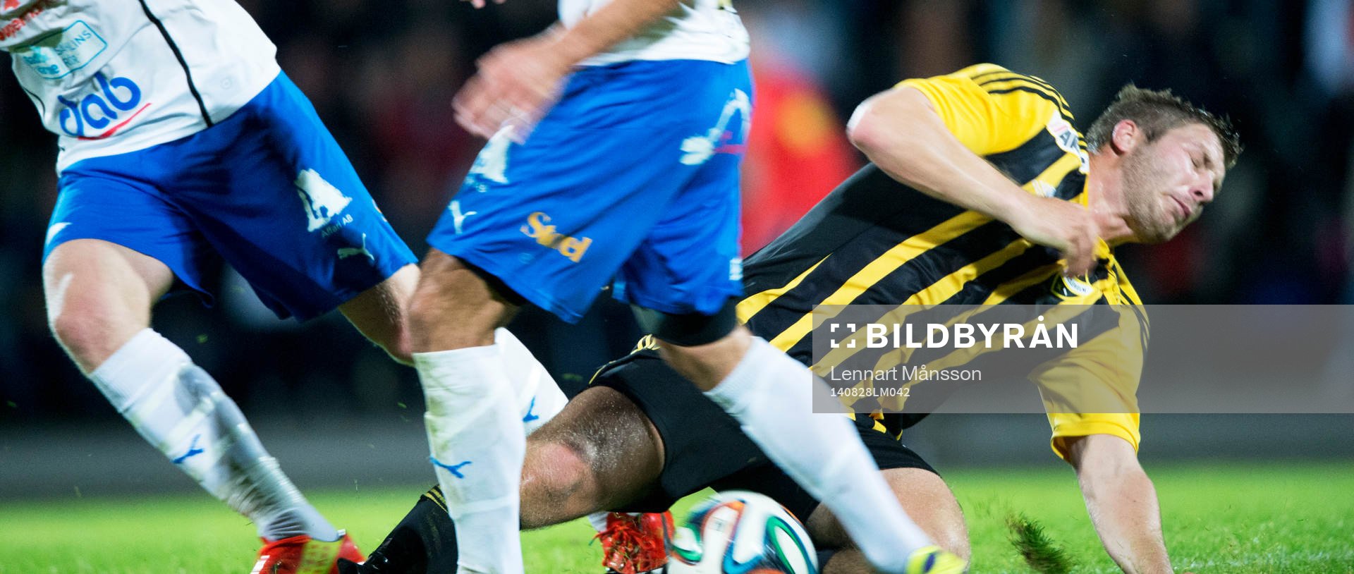 IFK Hässleholms Daniel Engel i matchen i division 3 mellan