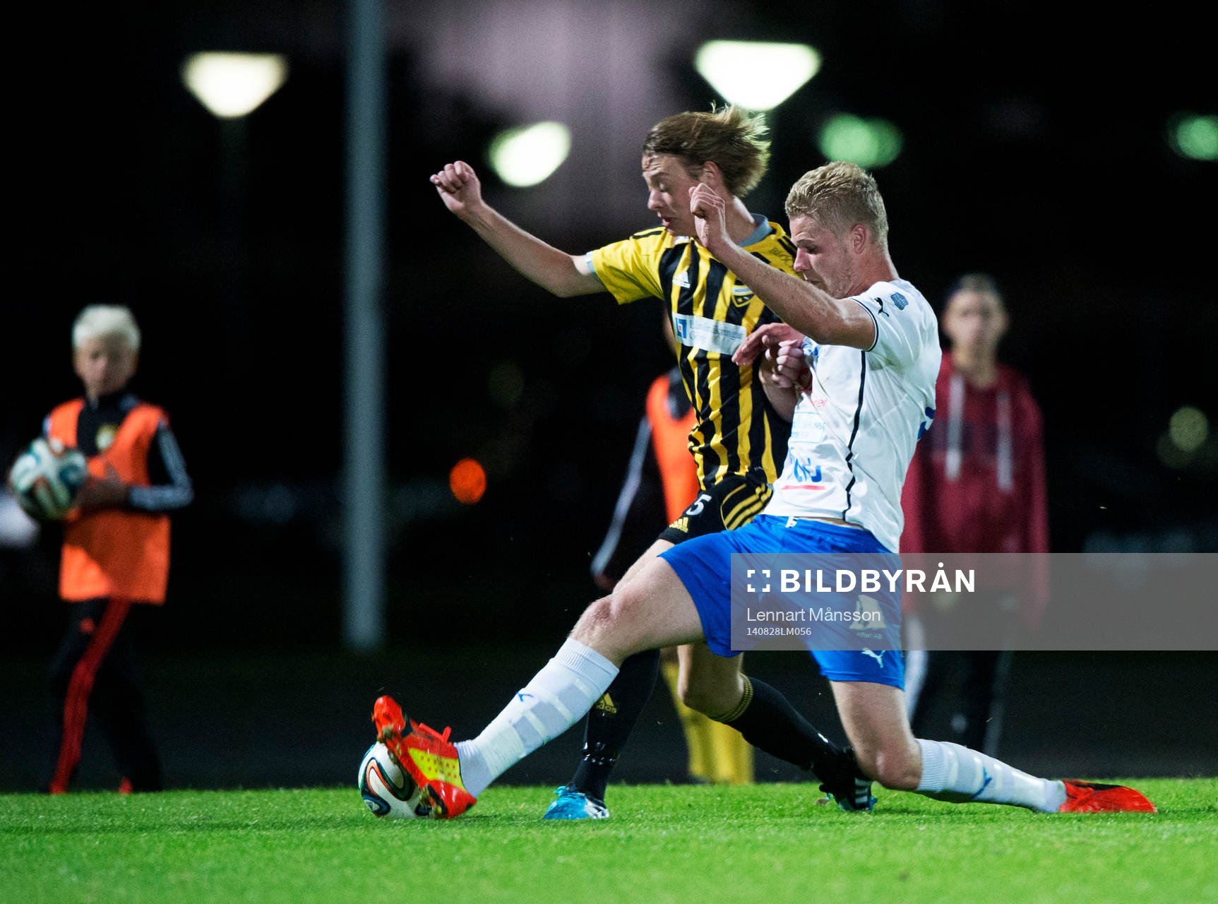 IFK Hässleholms Axel Harletun i matchen i division 3