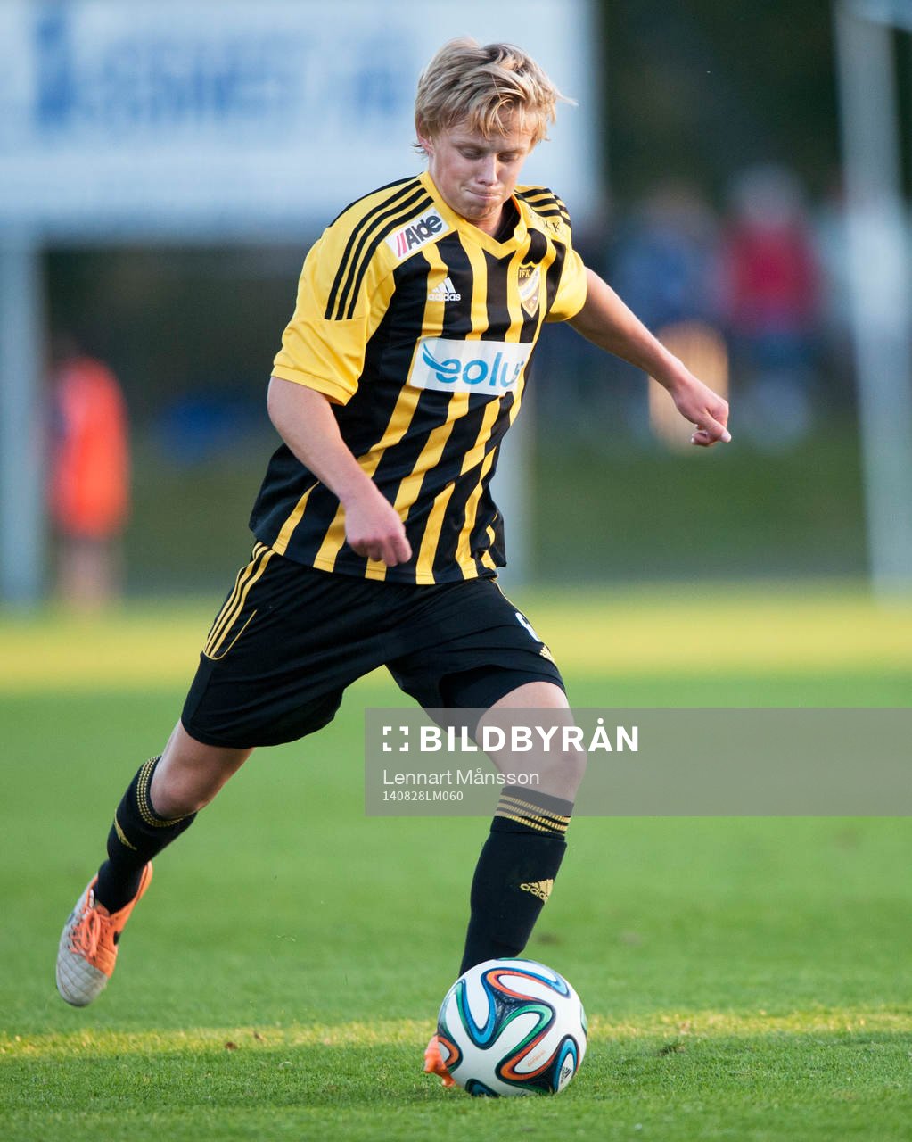 IFK Hässleholms Philip Bengtsson i matchen i division 3