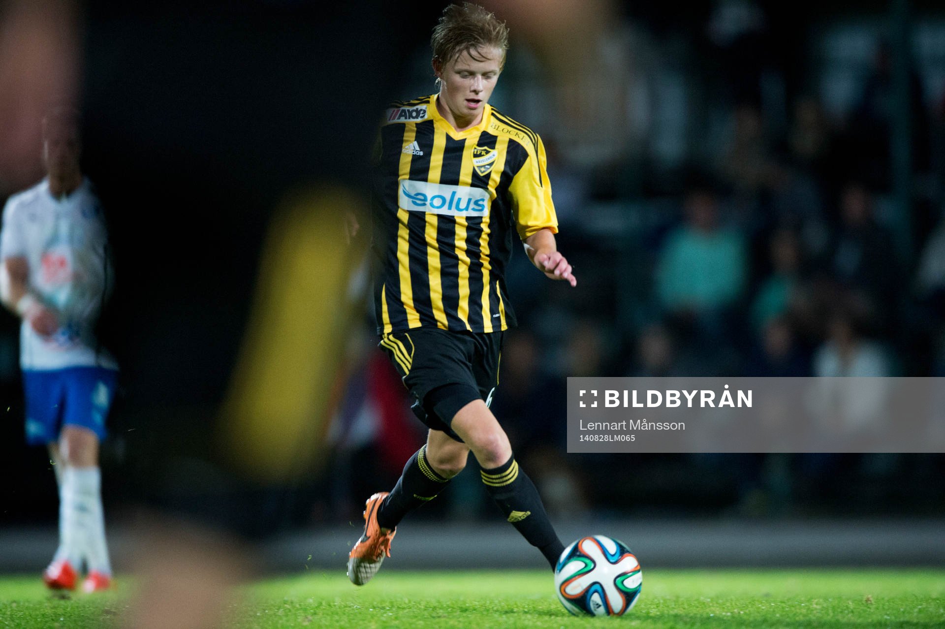 IFK Hässleholms Philip Bengtsson i matchen i division 3
