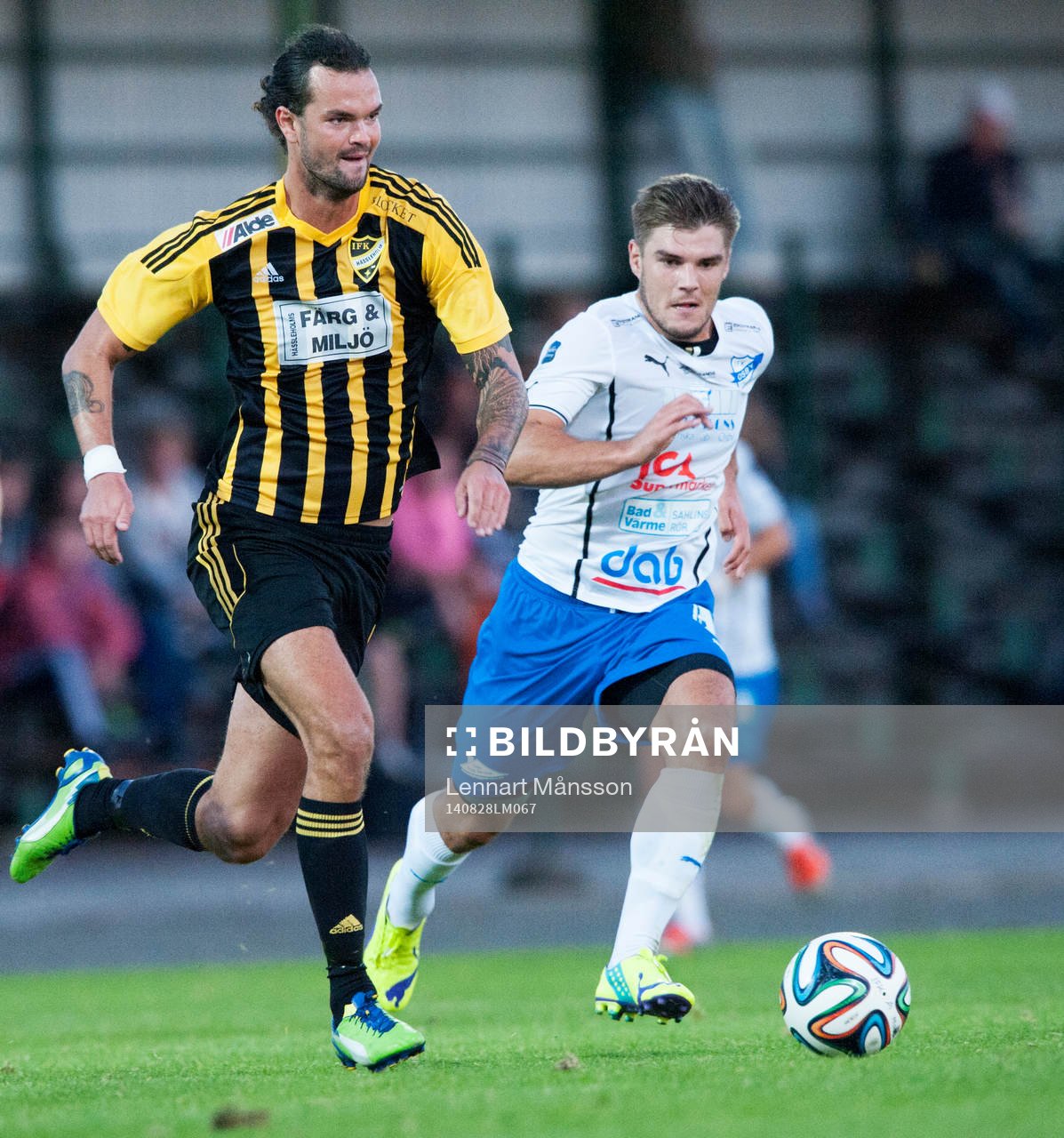 IFK Hässleholms Filip Thurn i matchen i division 3 mellan