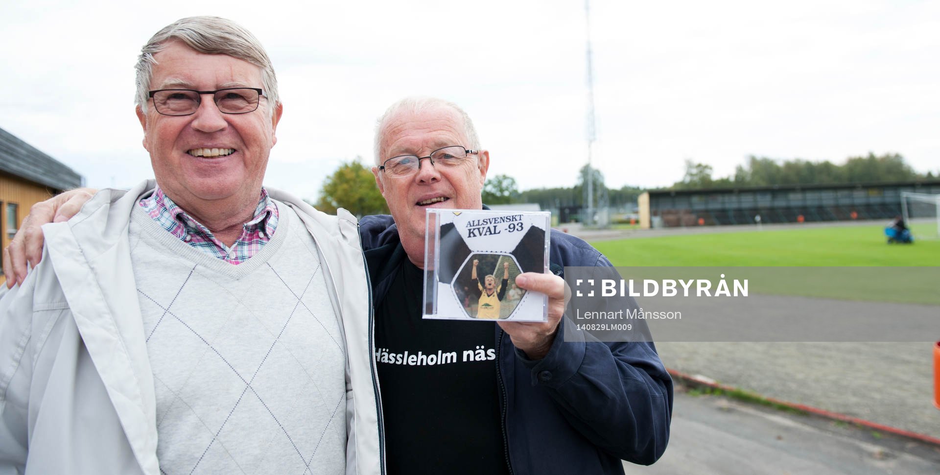 Två IFK-are Bertil Mårtensson, Malmö och Lennart Ridell,