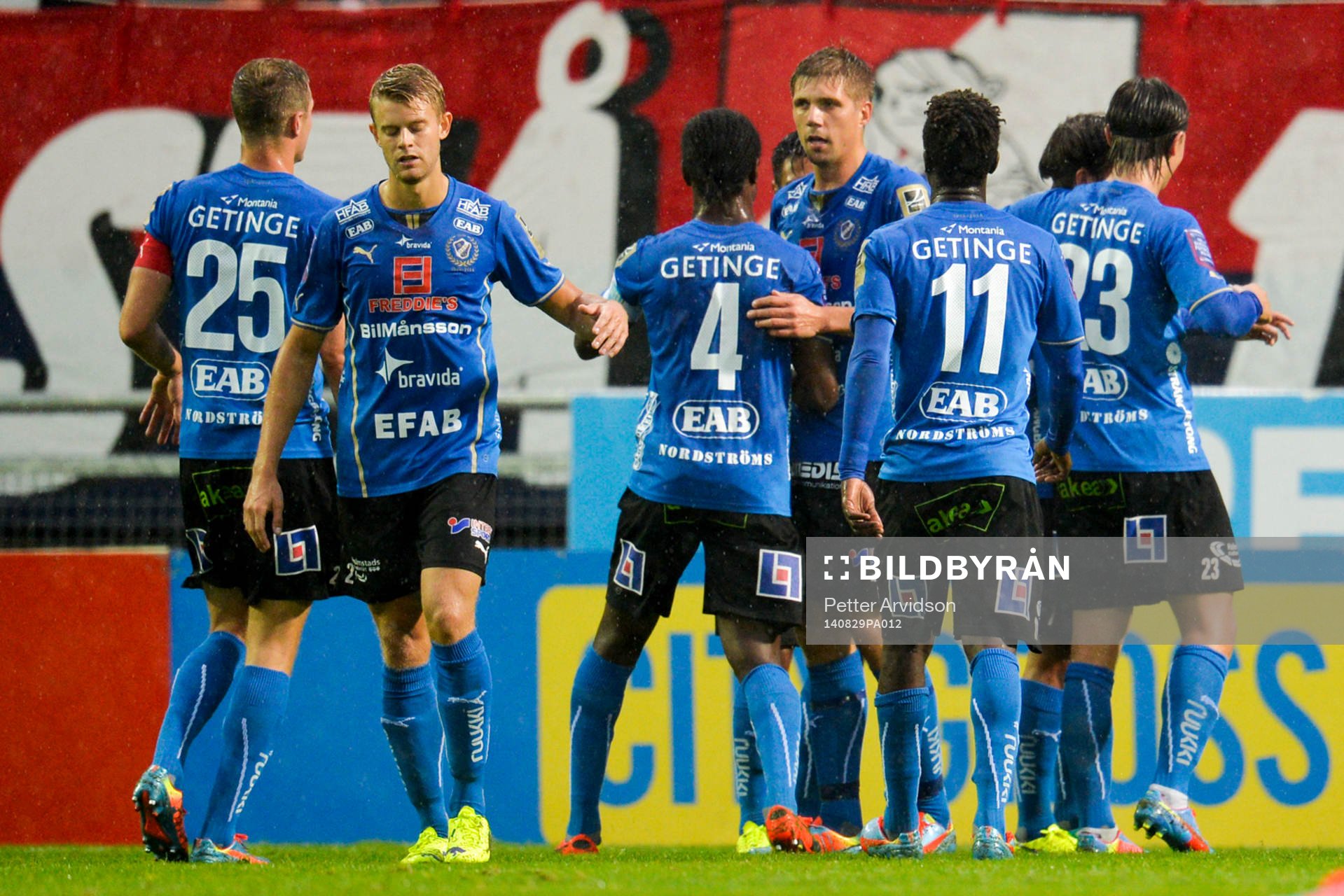 Halmstads Kristinn Steindorsson jublar