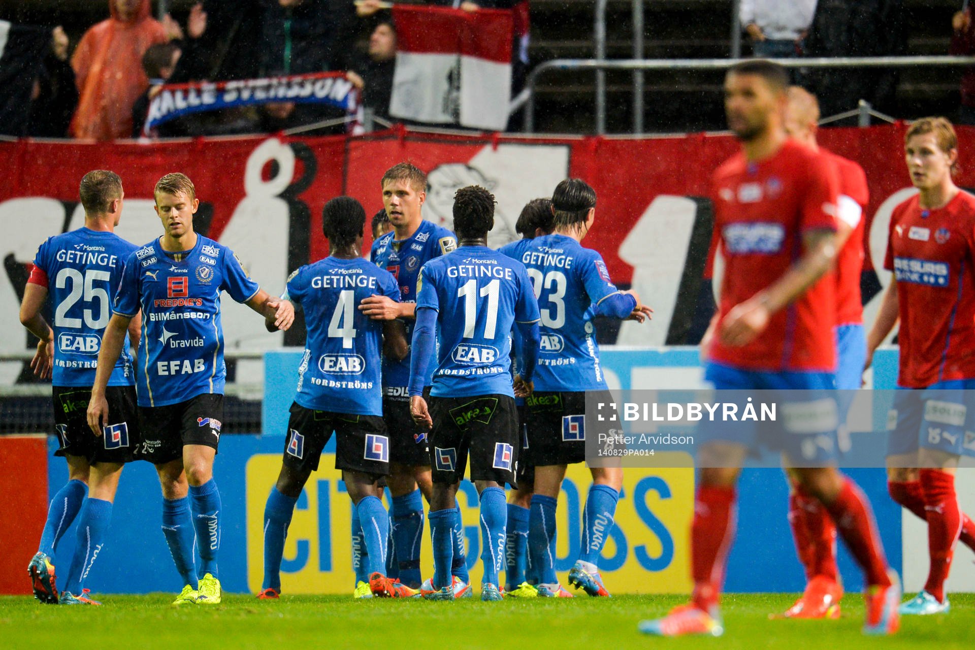 Halmstads Kristinn Steindorsson jublar