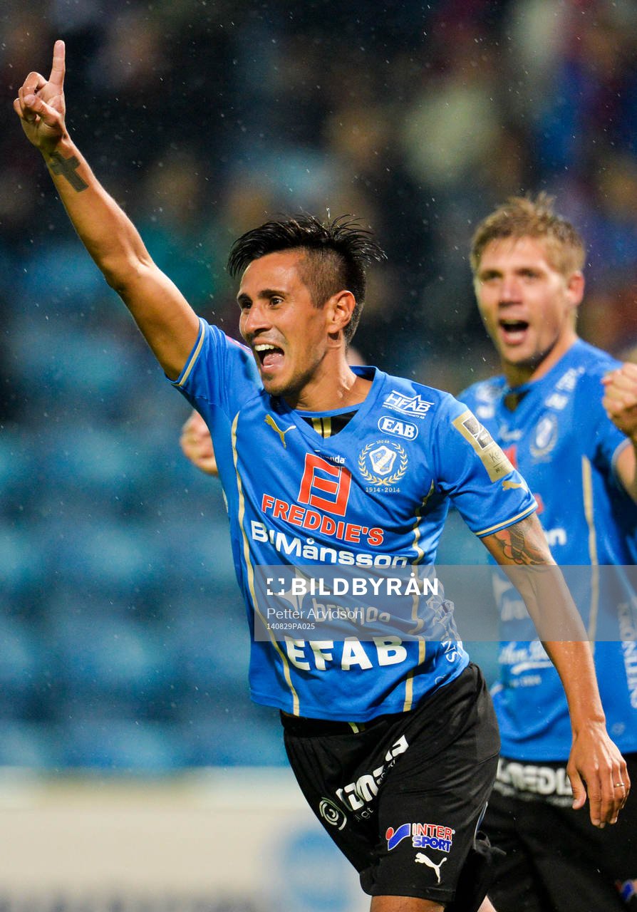 Halmstads Antonio Rojas jublar