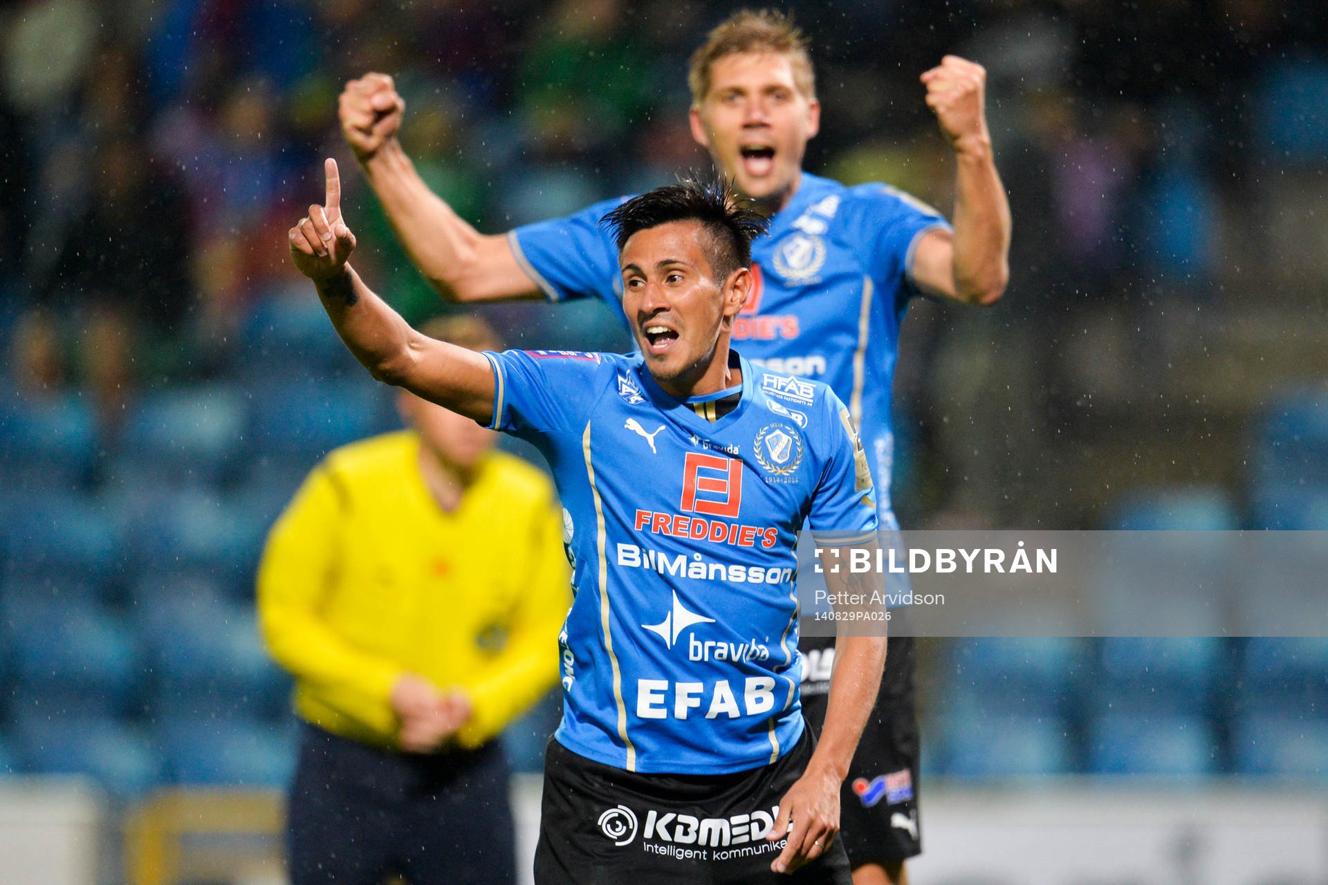 Halmstads Antonio Rojas jublar