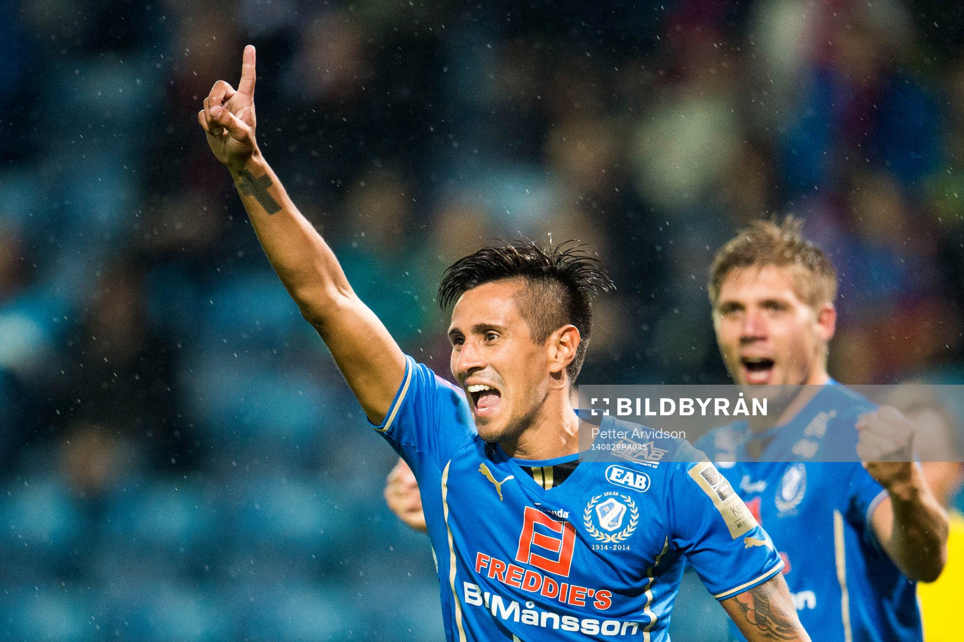 Halmstads Antonio Rojas jublar