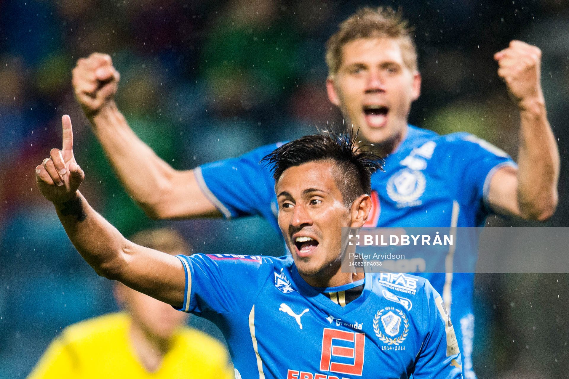 Halmstads Antonio Rojas jublar