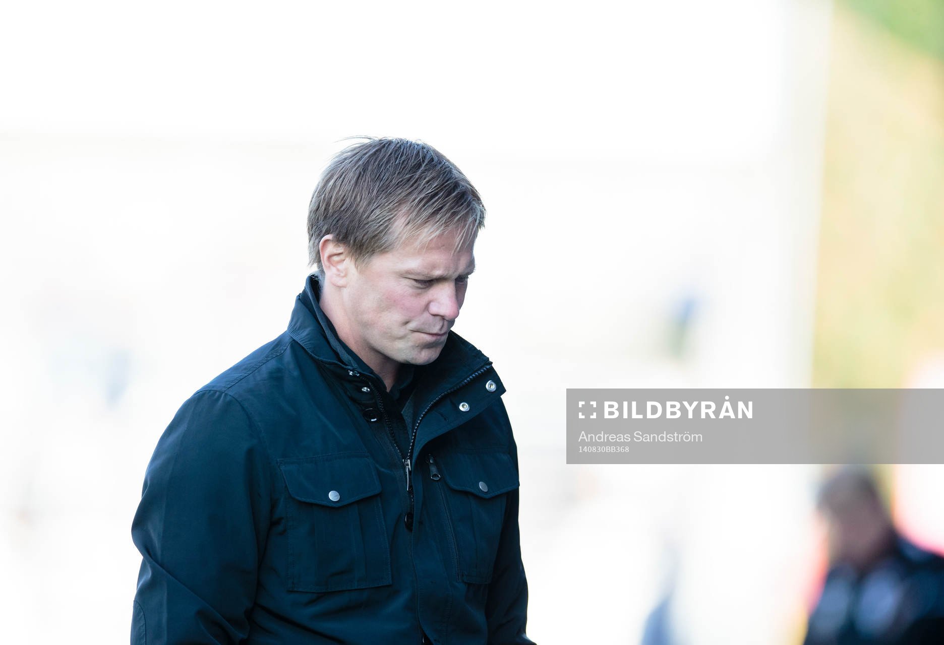 Gefles tränare Roger Sandberg ser fundersam ut