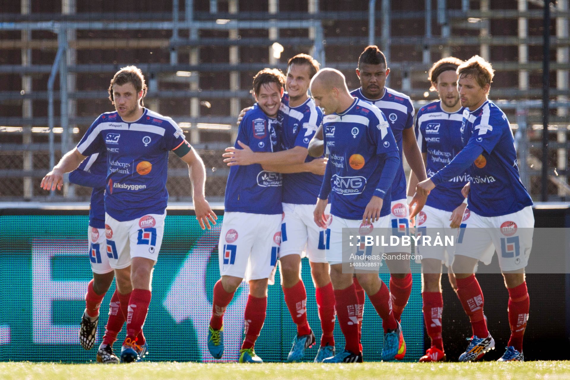 Åtvidabergs spelar jublar