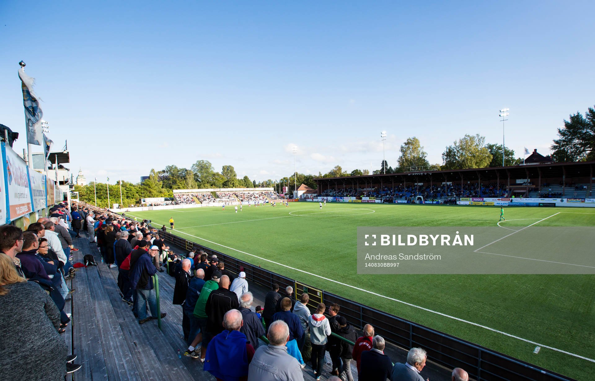 Generell vy över Strandvallen